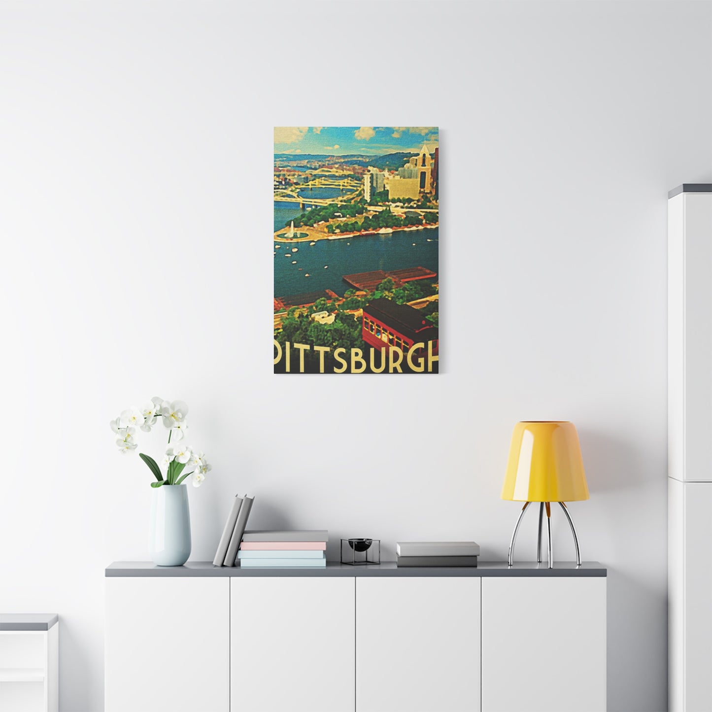 Pittsburgh City View Poster Wall Art & Canvas Prints