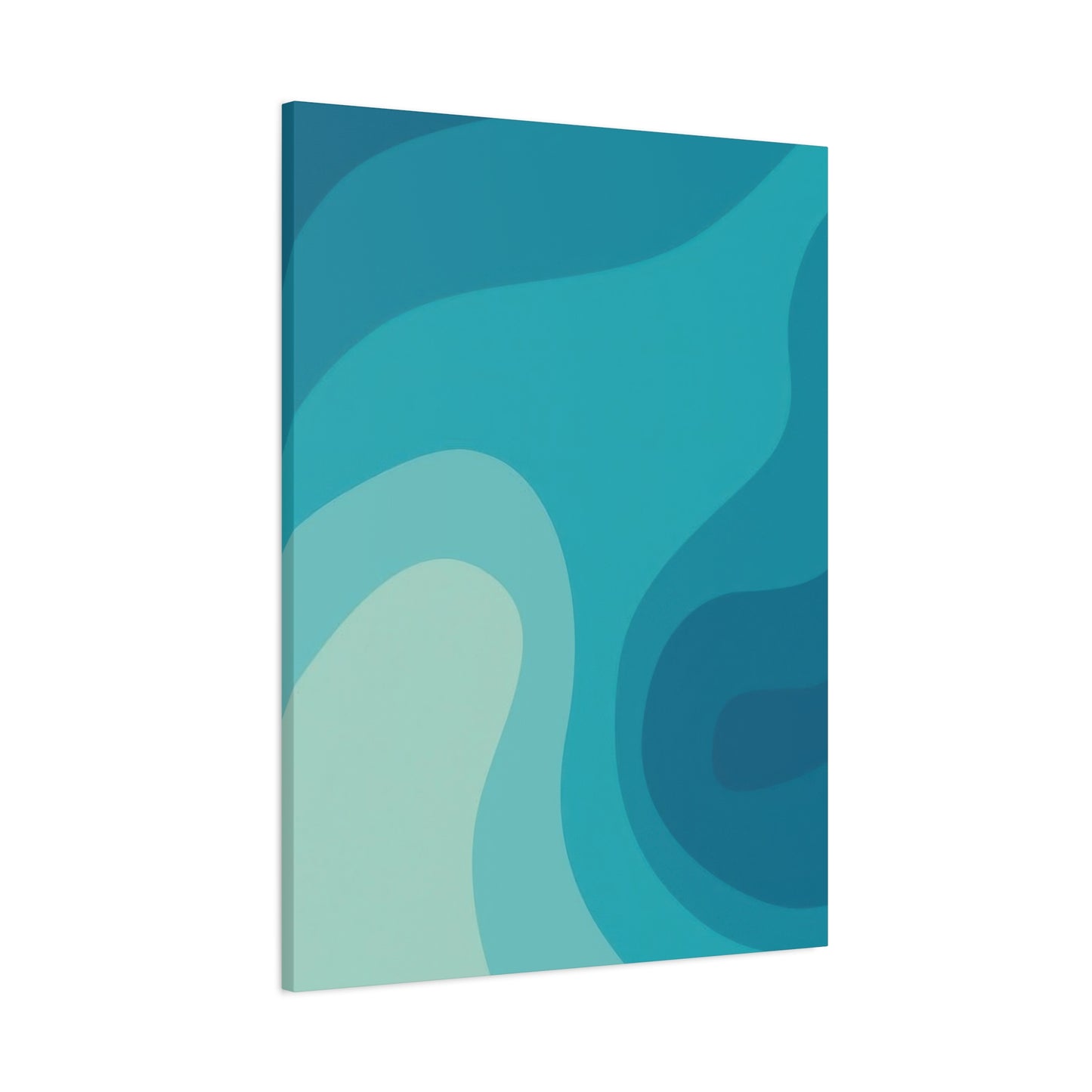 Cool Blue Waves Wall Art & Canvas Prints