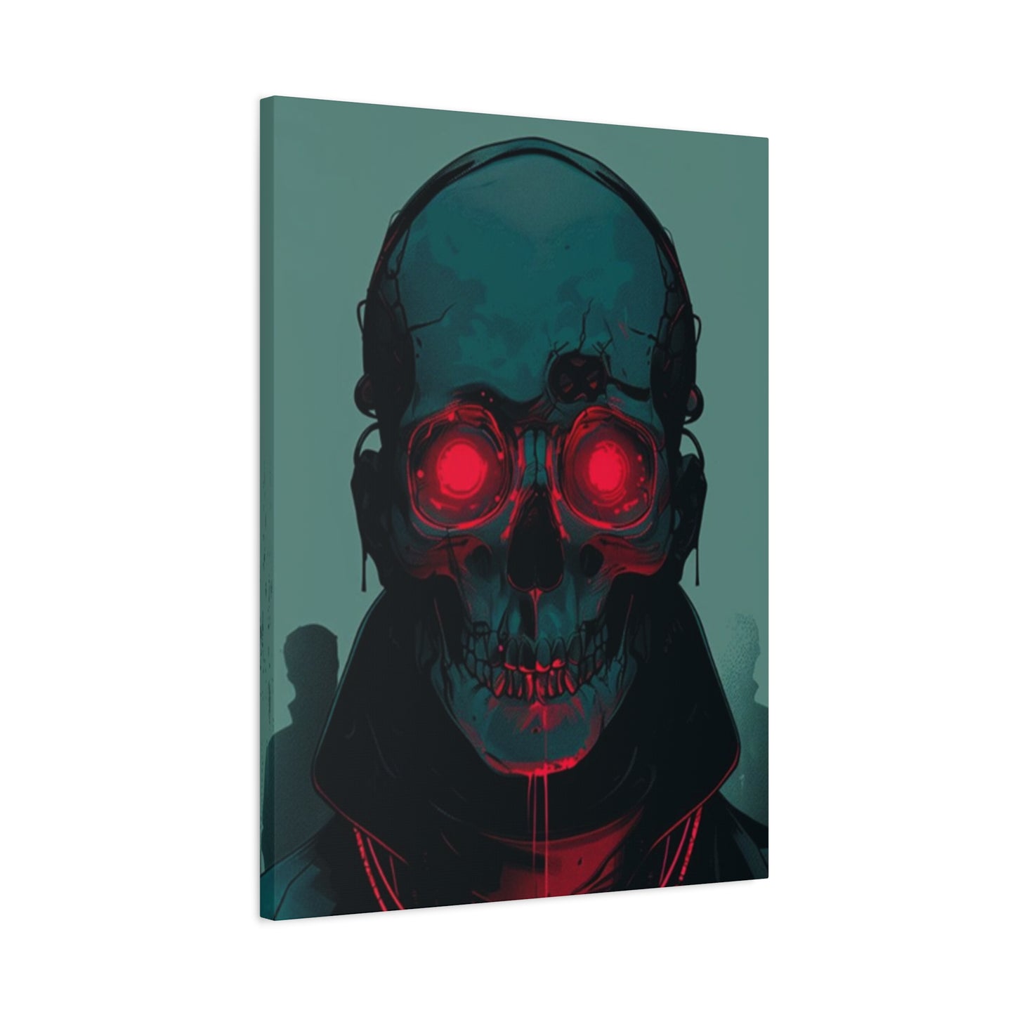 Red Eye Skull Wall Art & Canvas Prints