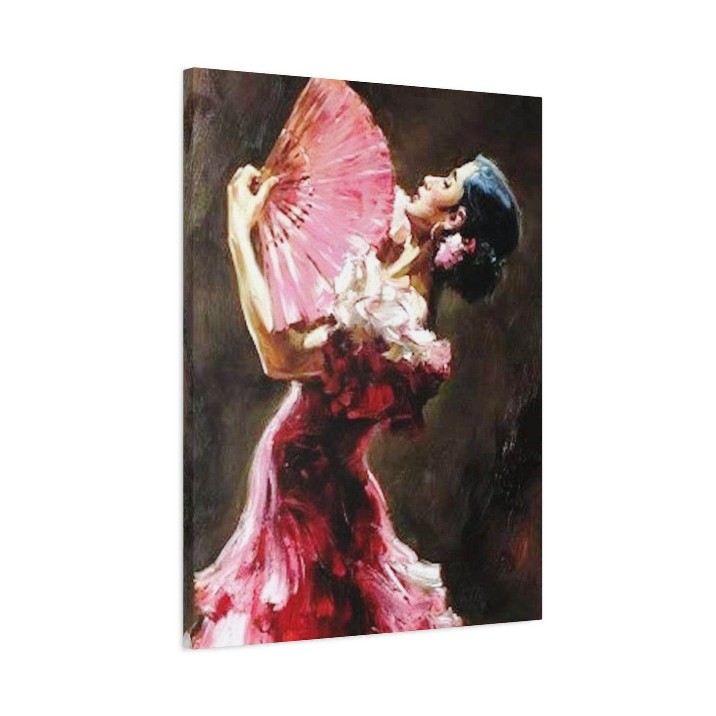 Spain Traditional Pink Dance Wear Wall Art & Canvas Prints