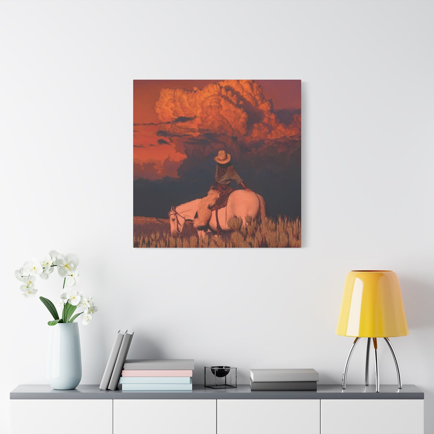 Cowgirls In Sunset Wall Art & Canvas Prints