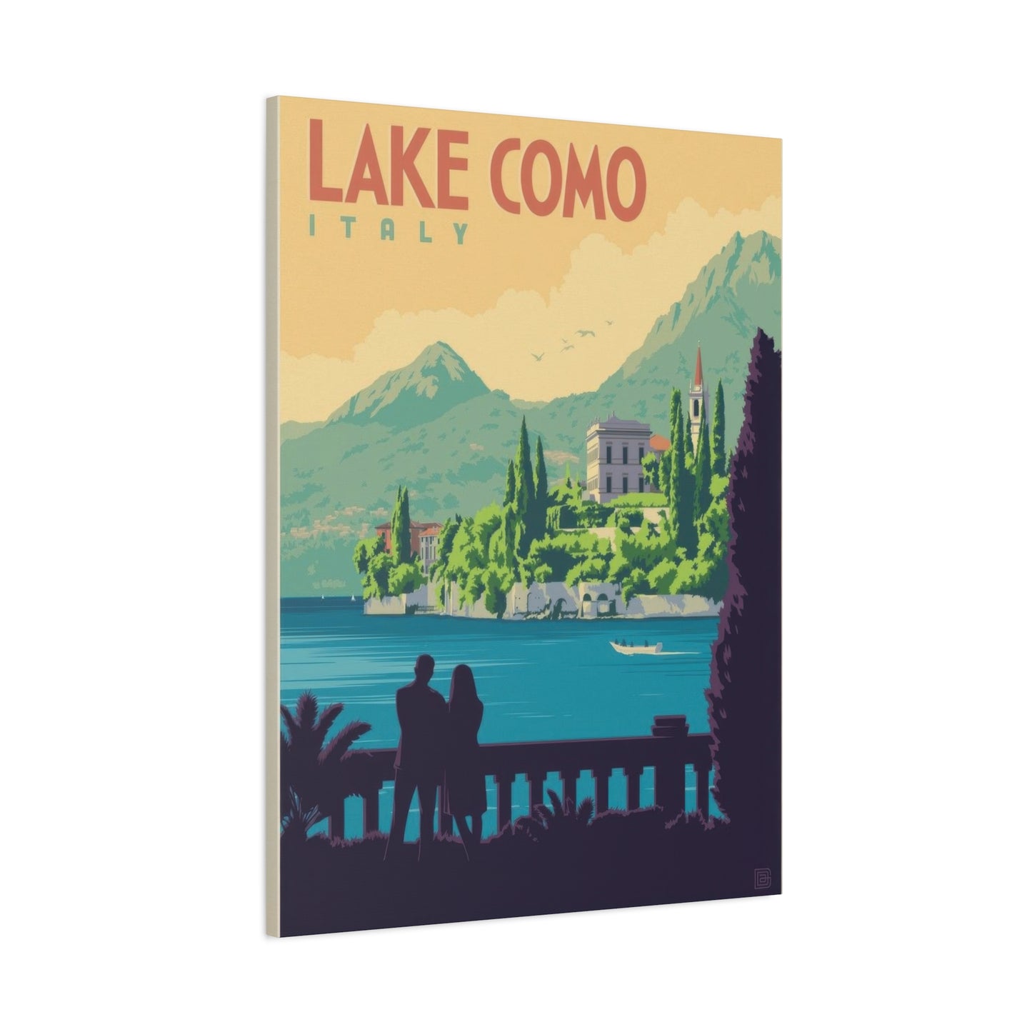Lake Como Italy Vintage View Wall Art & Canvas Prints