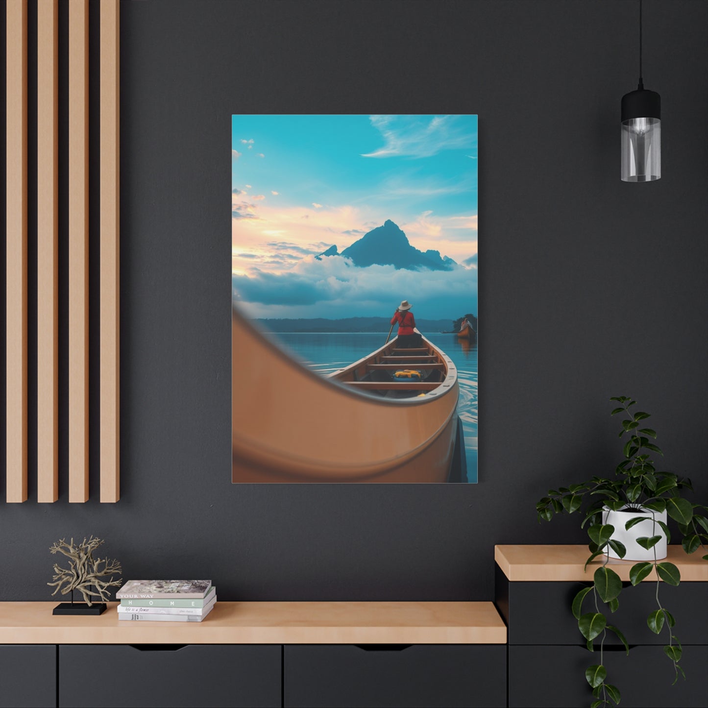 Masterpiece Canoe Art Vision Wall Art & Canvas Print