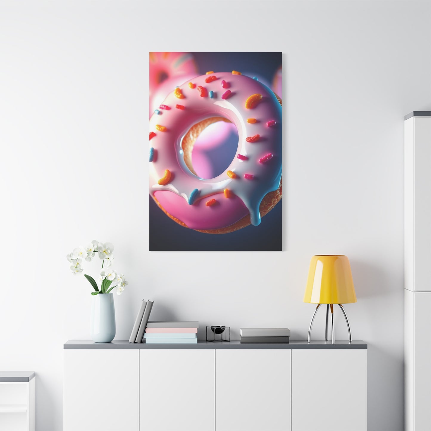 Donut Art Refined Canvas Wall Art & Canvas Print