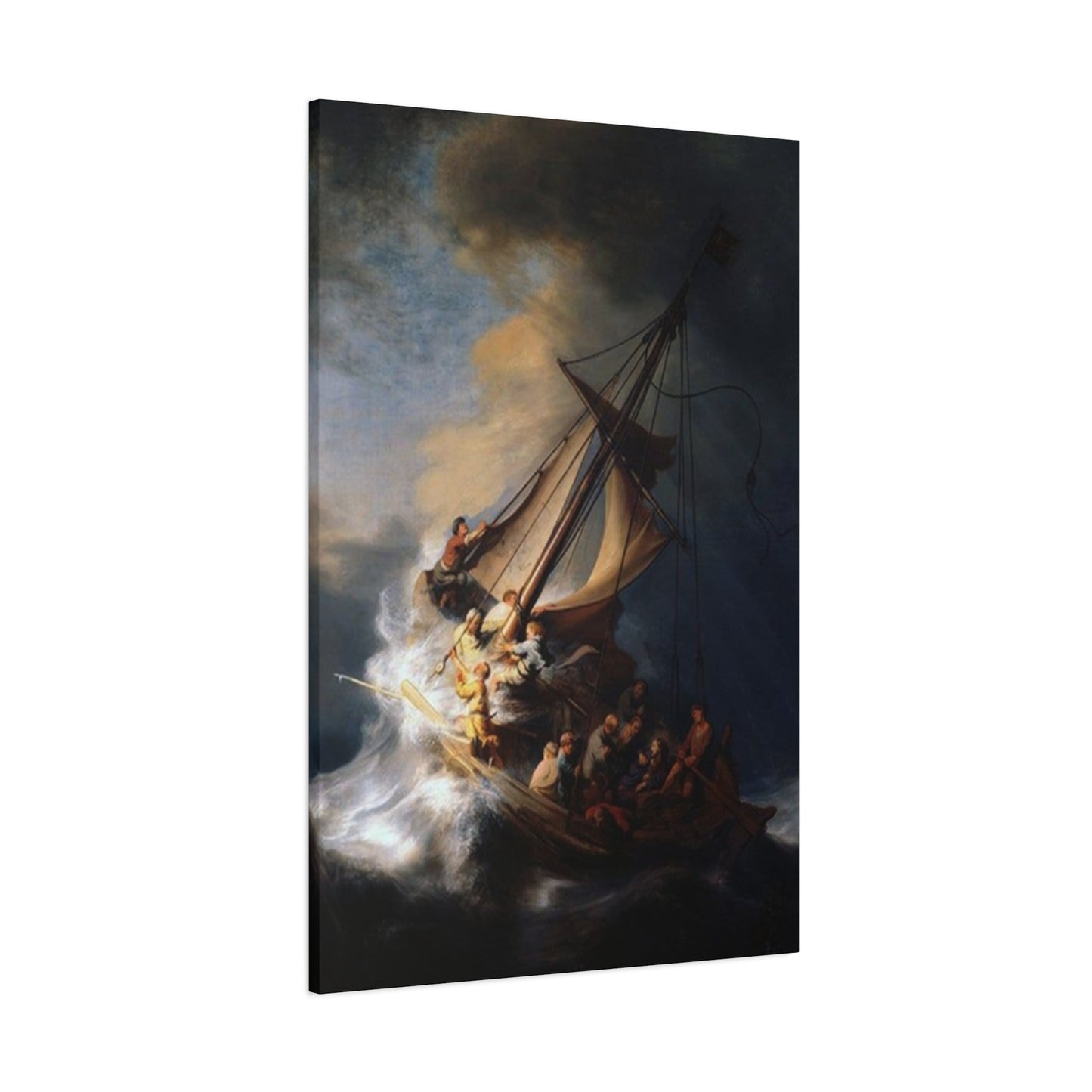Derailing Ship Painting Wall Art & Canvas Prints