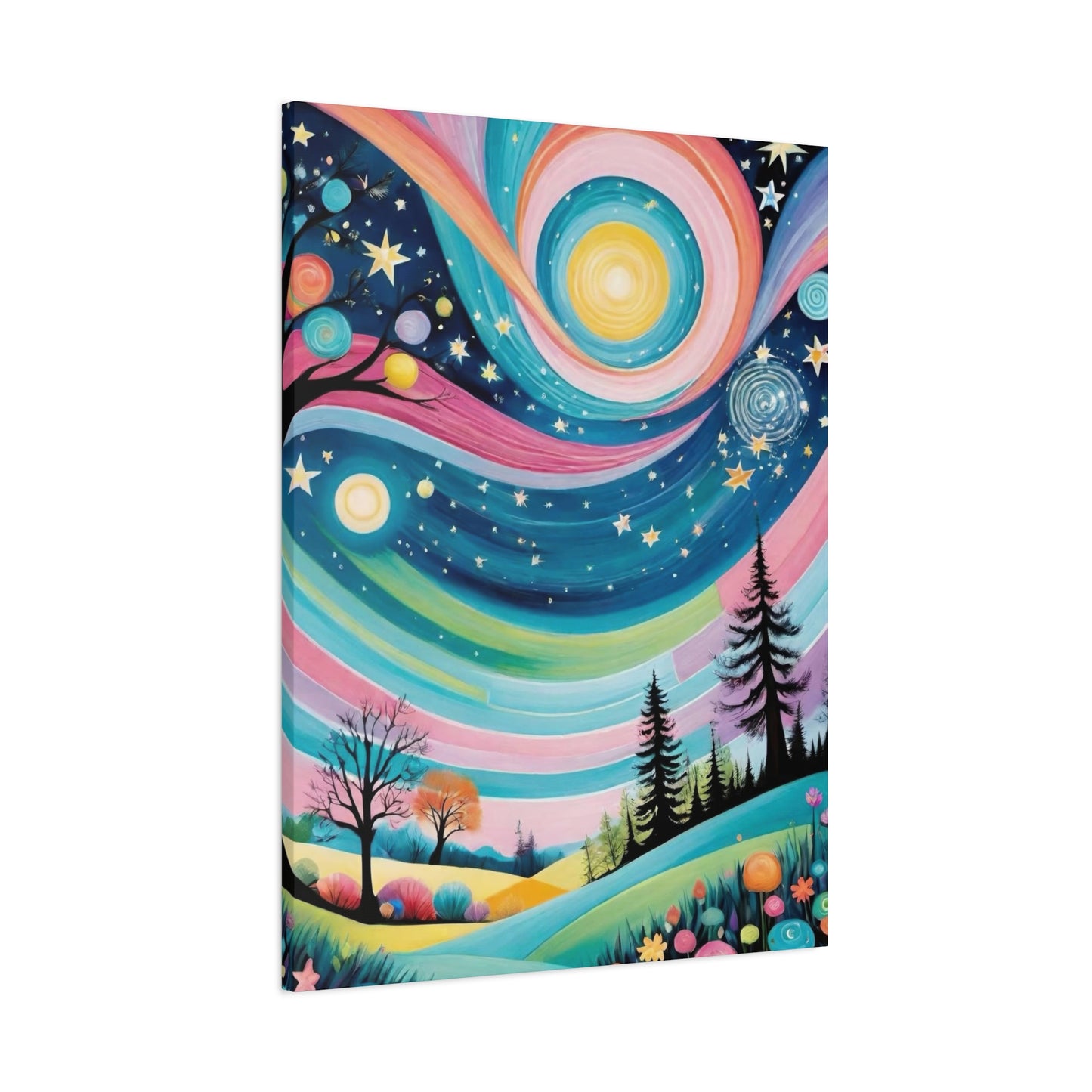 Twirly Sky Vibrant Wall Art & Canvas Prints