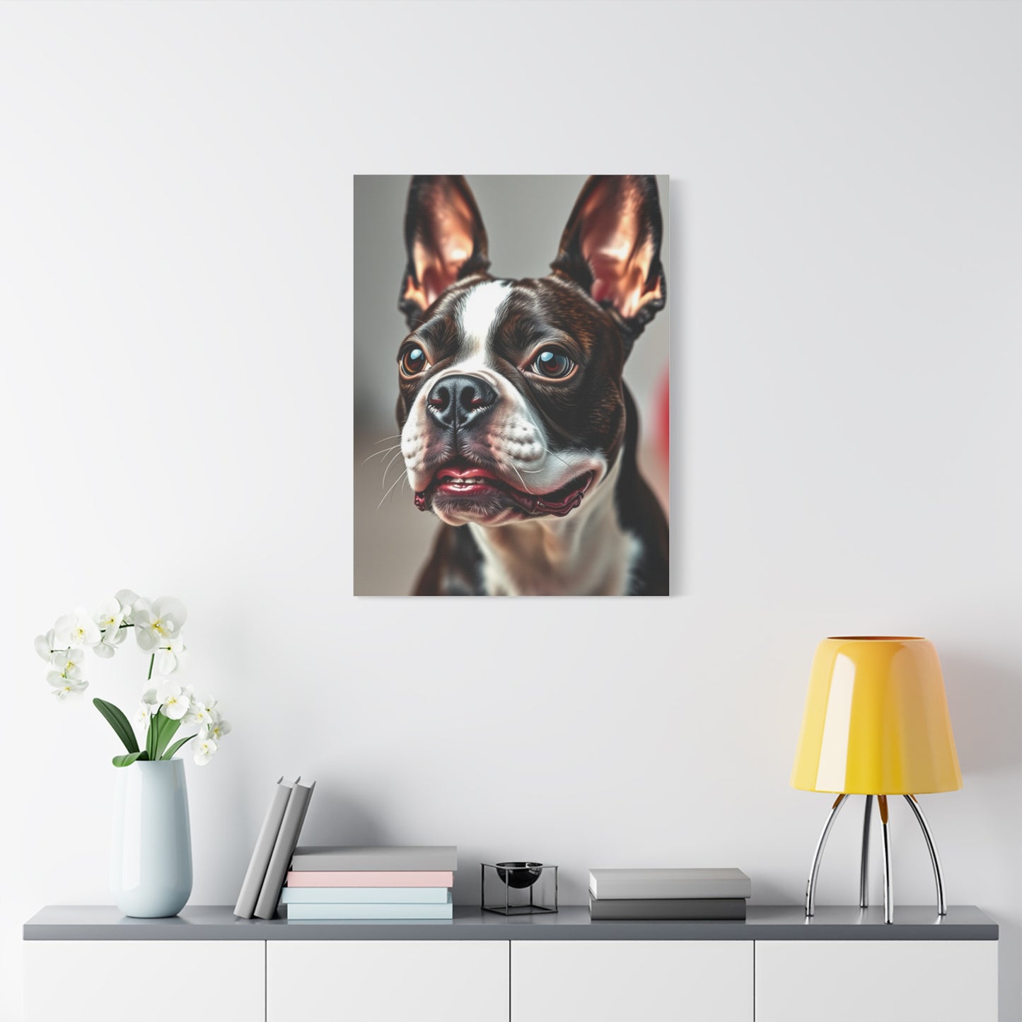 Vision Boston Terrier Art Art Wall Art & Canvas Print