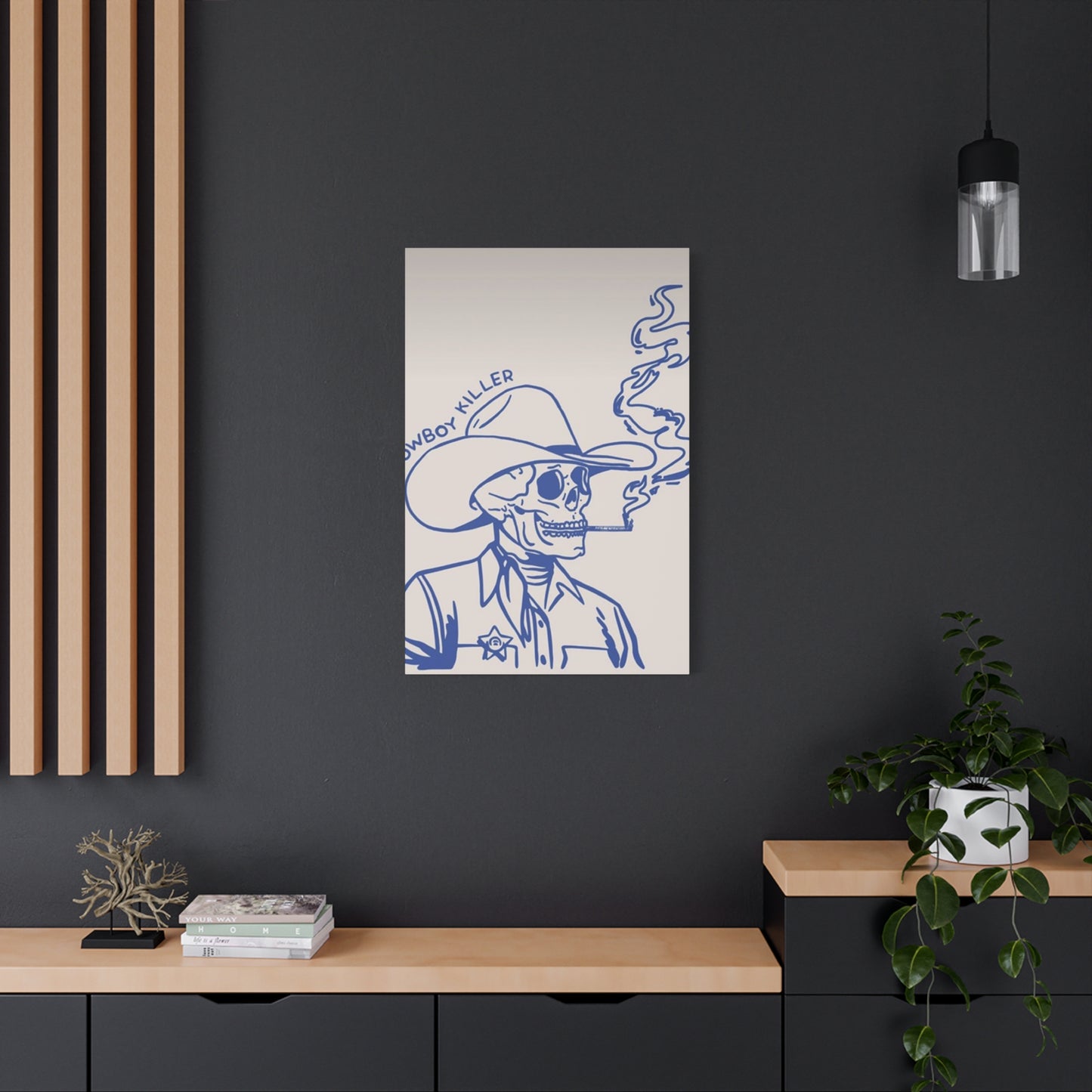 Cowboy Killer Sketch Wall Art & Canvas Prints