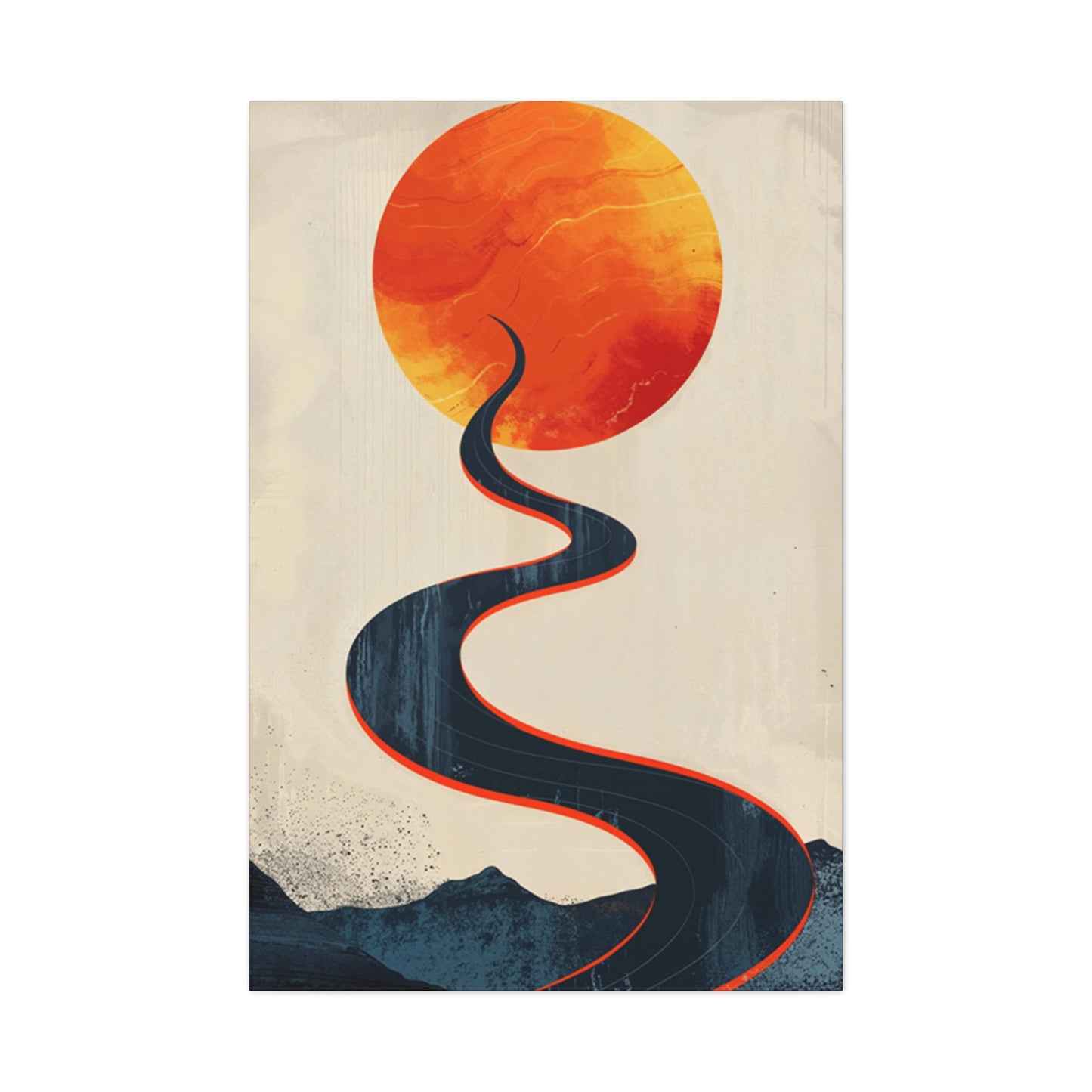 Road To Moon Wall Art & Canvas Prints