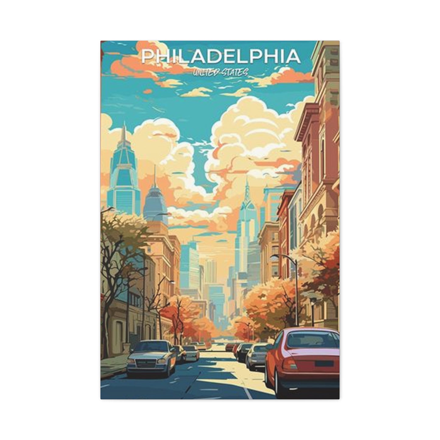Philadelphia City Streets Wall Art & Canvas Prints
