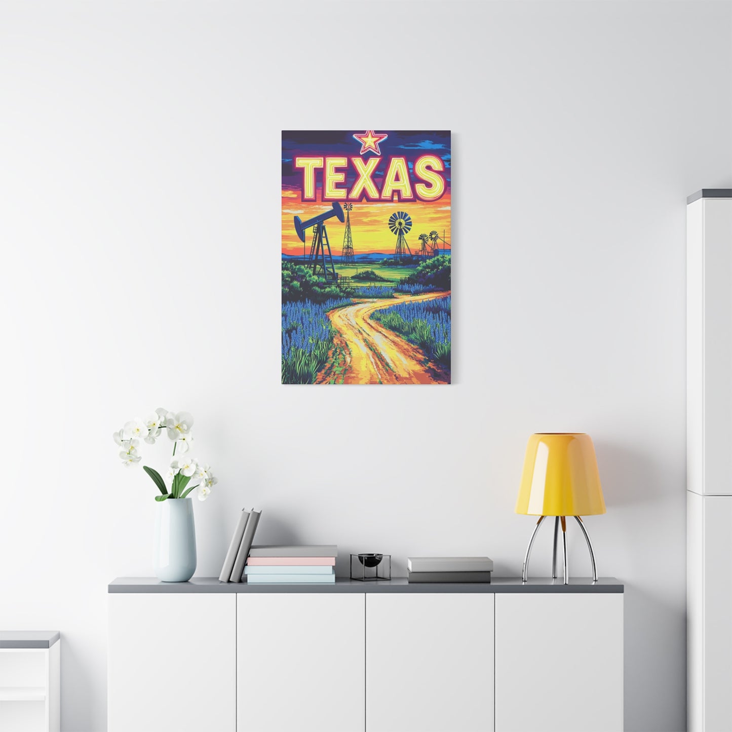 Texas Landscape Painting Wall Art & Canvas Prints