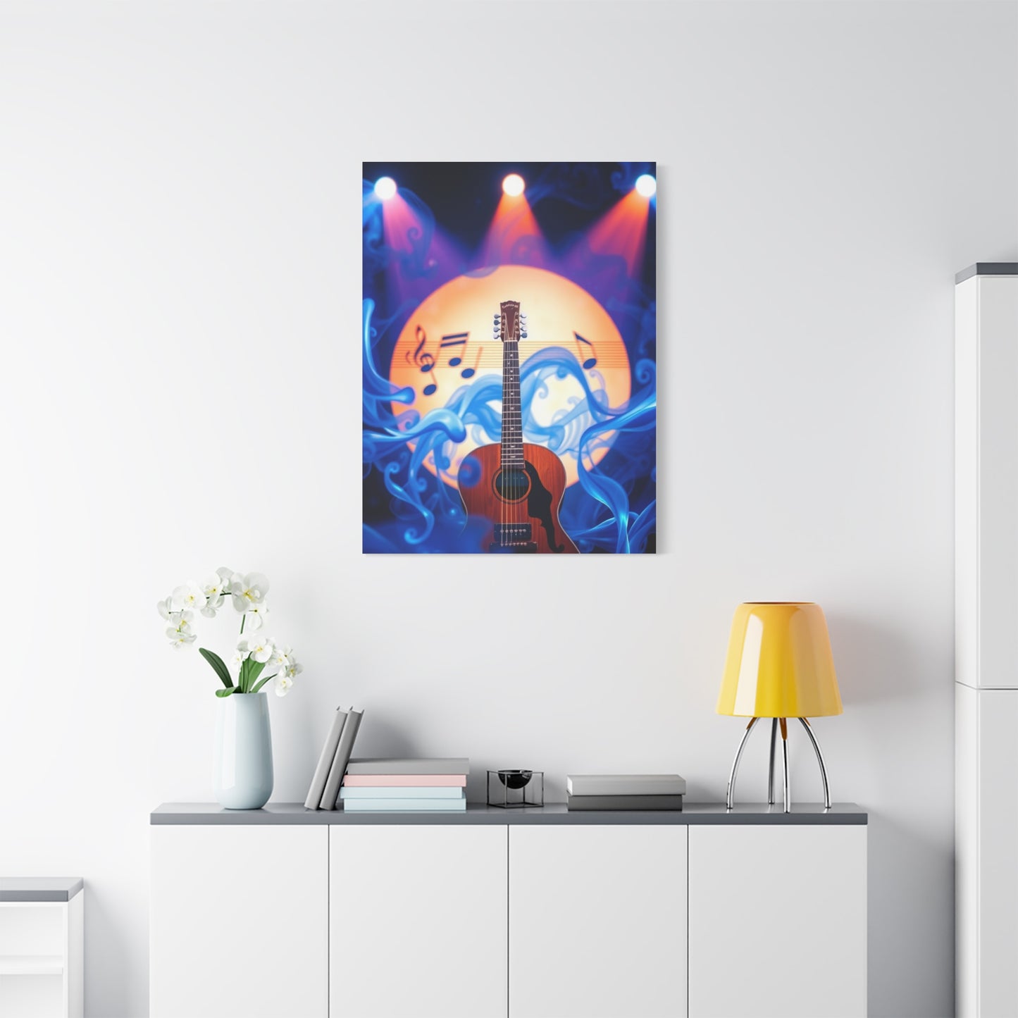Blue Music Art Supreme Gallery Wall Art & Canvas Print