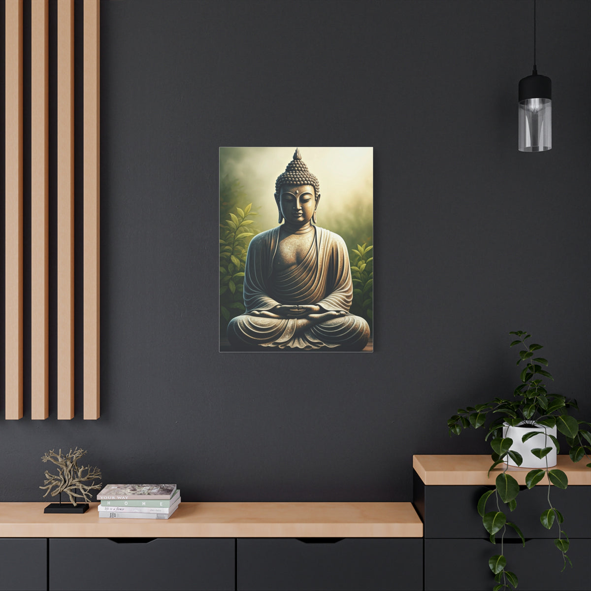 Tranquil Garden Buddha Calm Wall Art & Canvas Prints