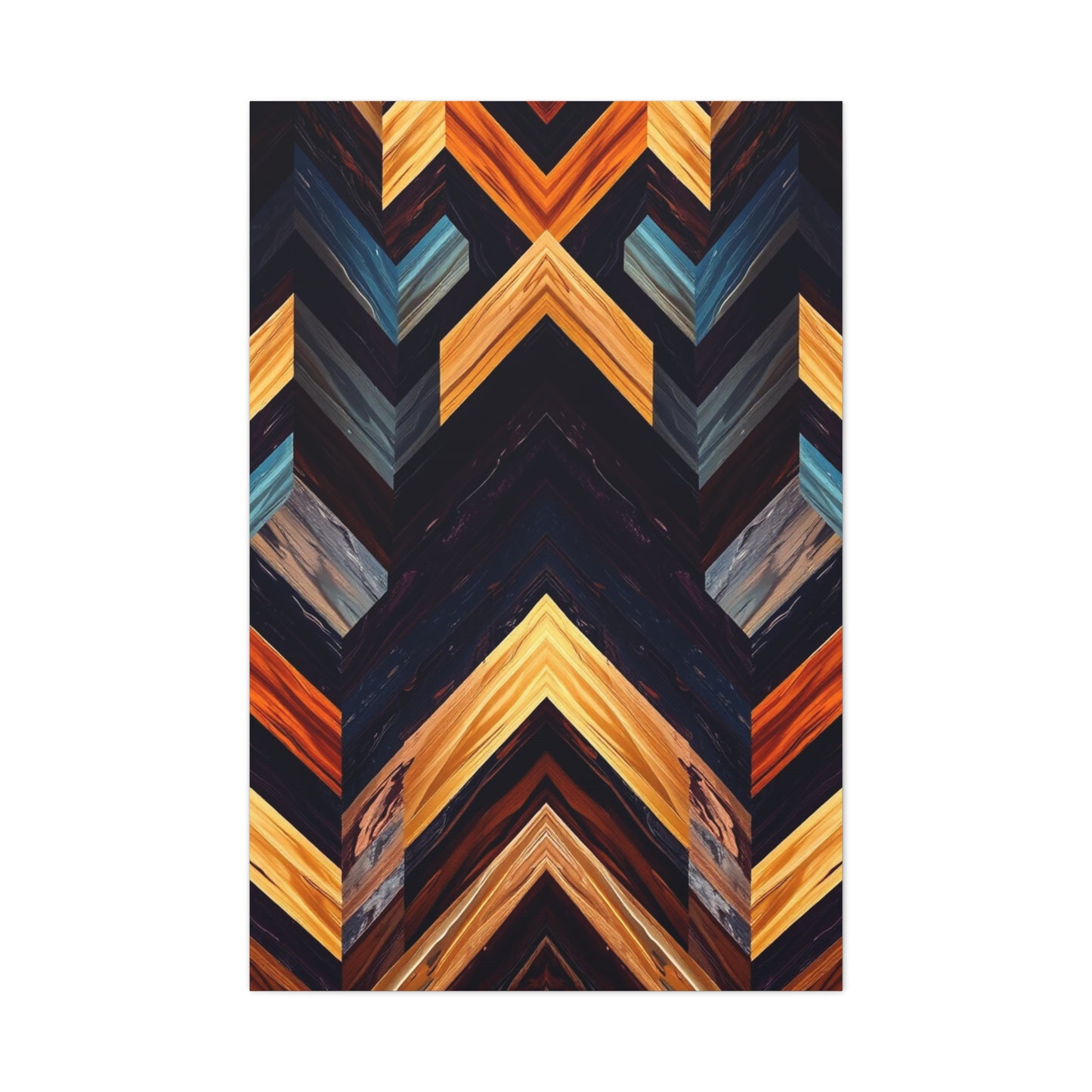 Vision Chevron Pattern Art Art Wall Art & Canvas Print