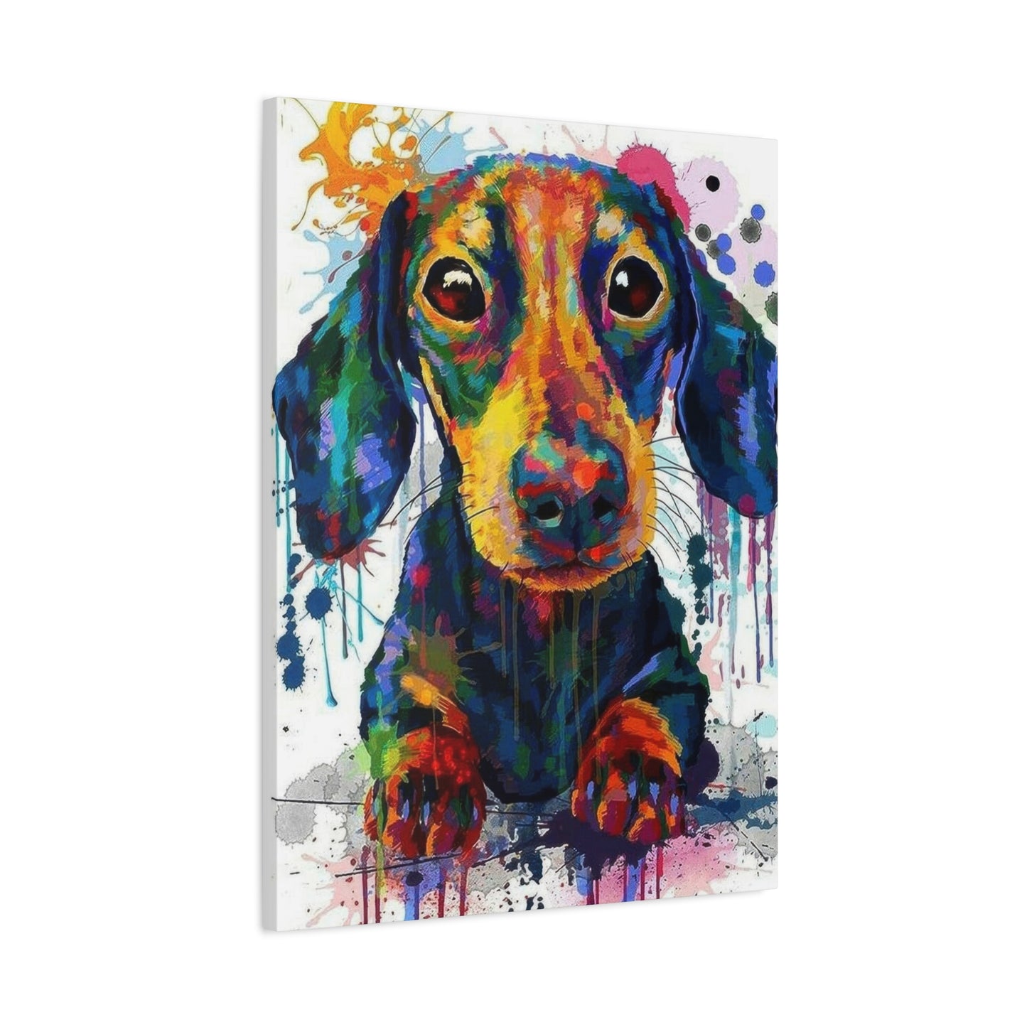 Dachshund Dog Color Wall Art & Canvas Prints