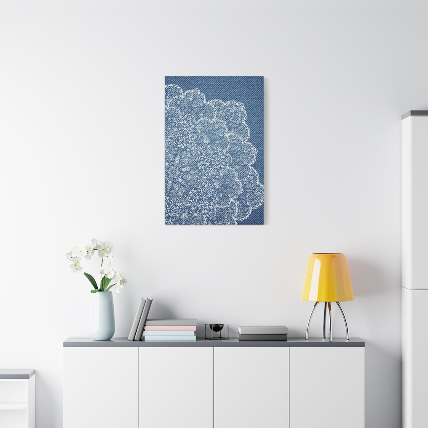Denim Pattern Wall Art & Canvas Prints