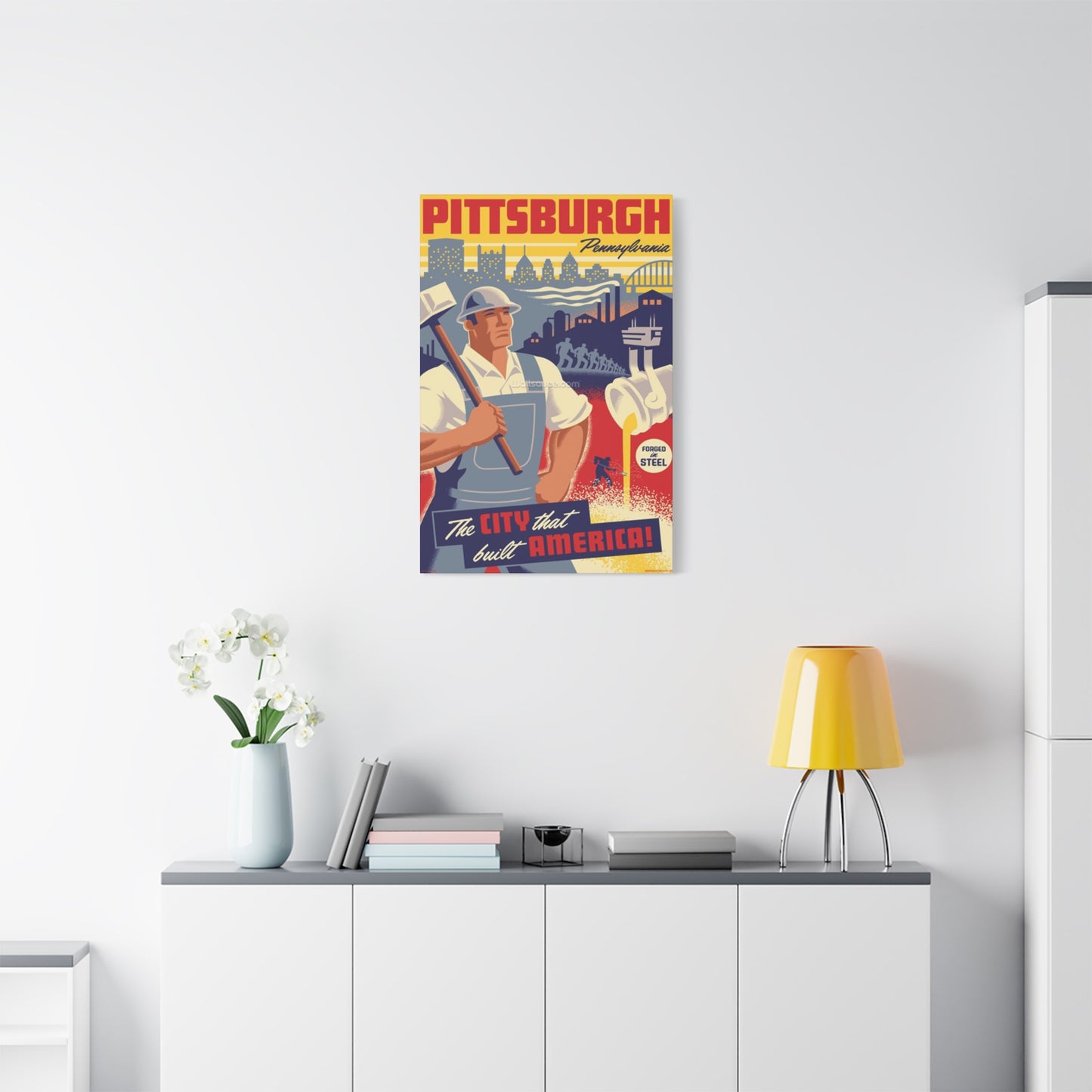 The City That Built America Wall Art & Canvas Prints