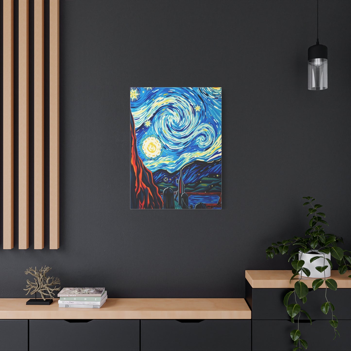 The Starry Night Canvas Art Supreme Gallery Wall Art & Canvas Print