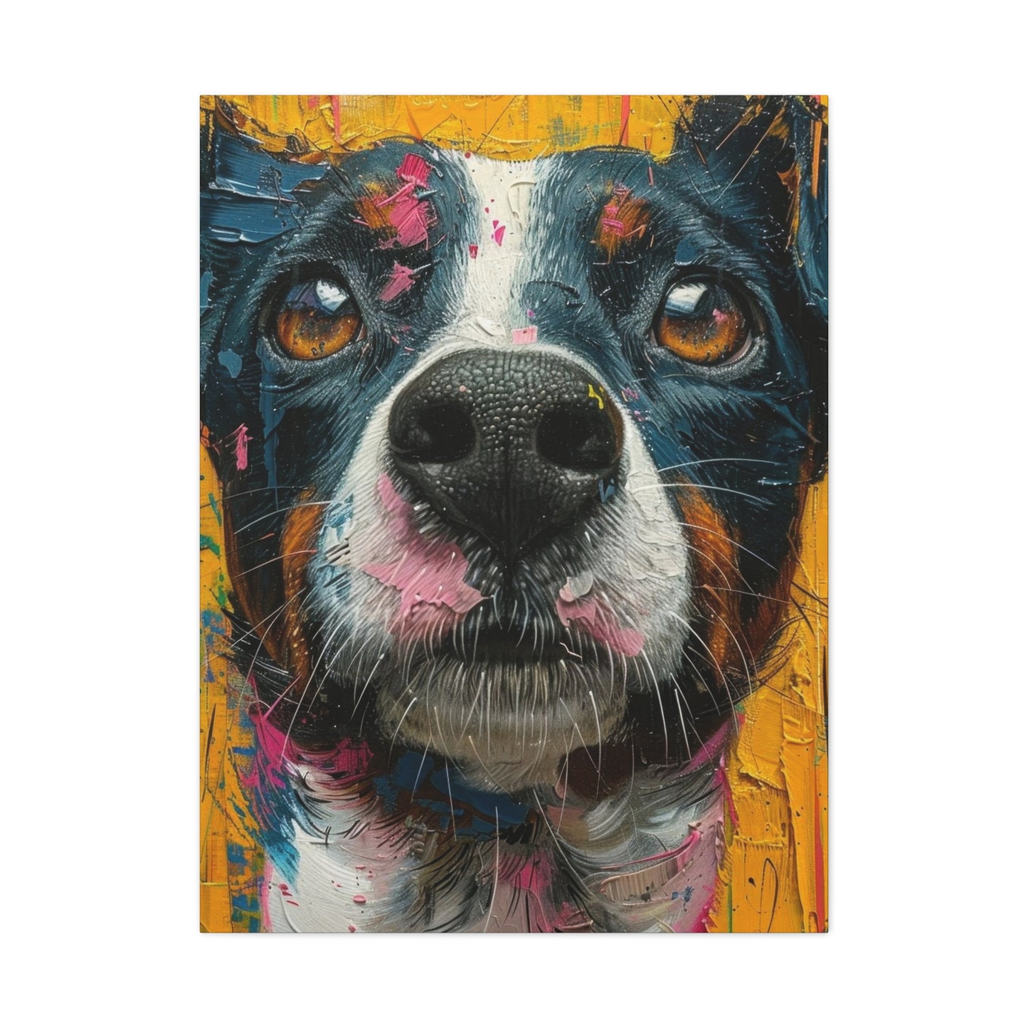 Dog Face Closeup Wall Art & Canvas Prints
