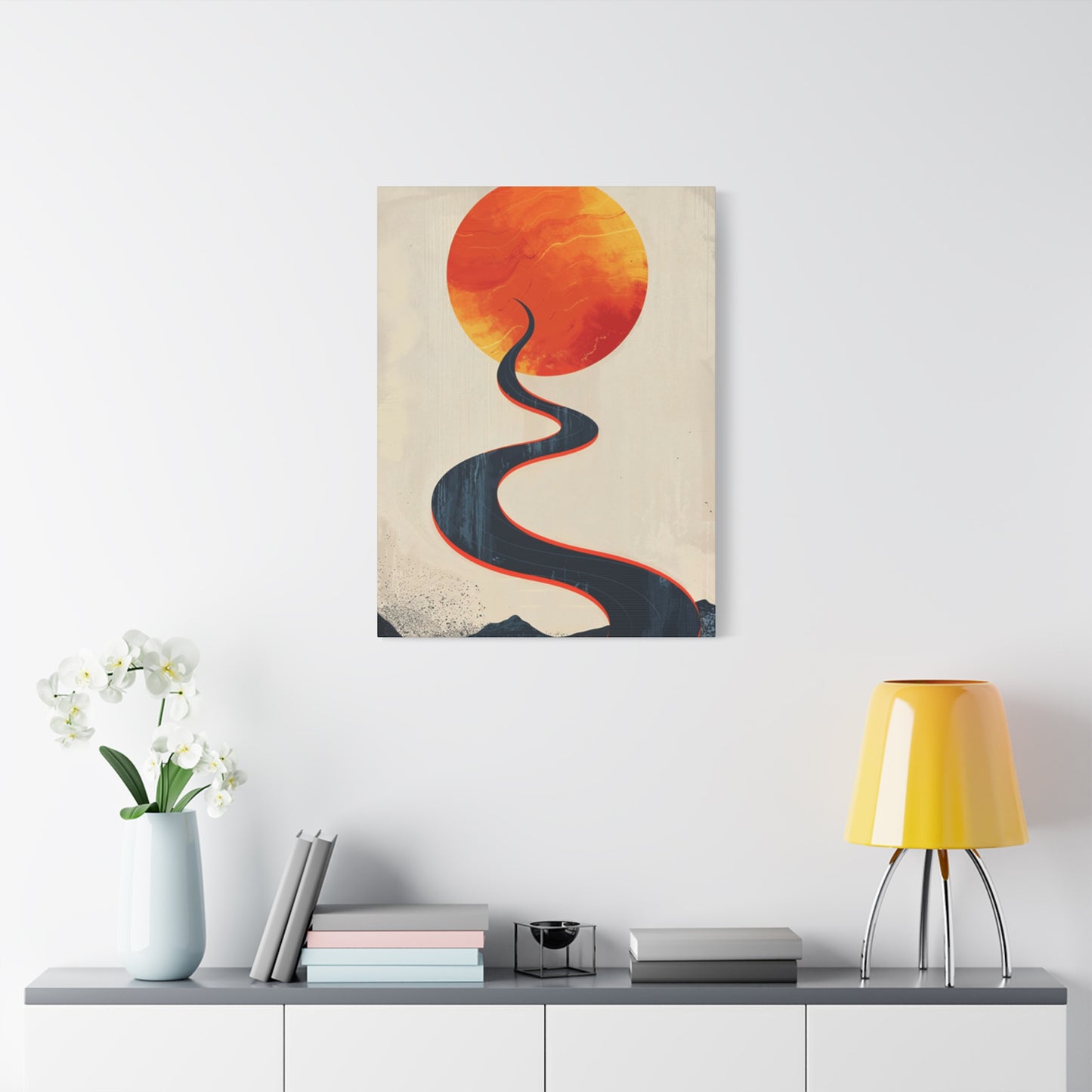 Road To Moon Wall Art & Canvas Prints
