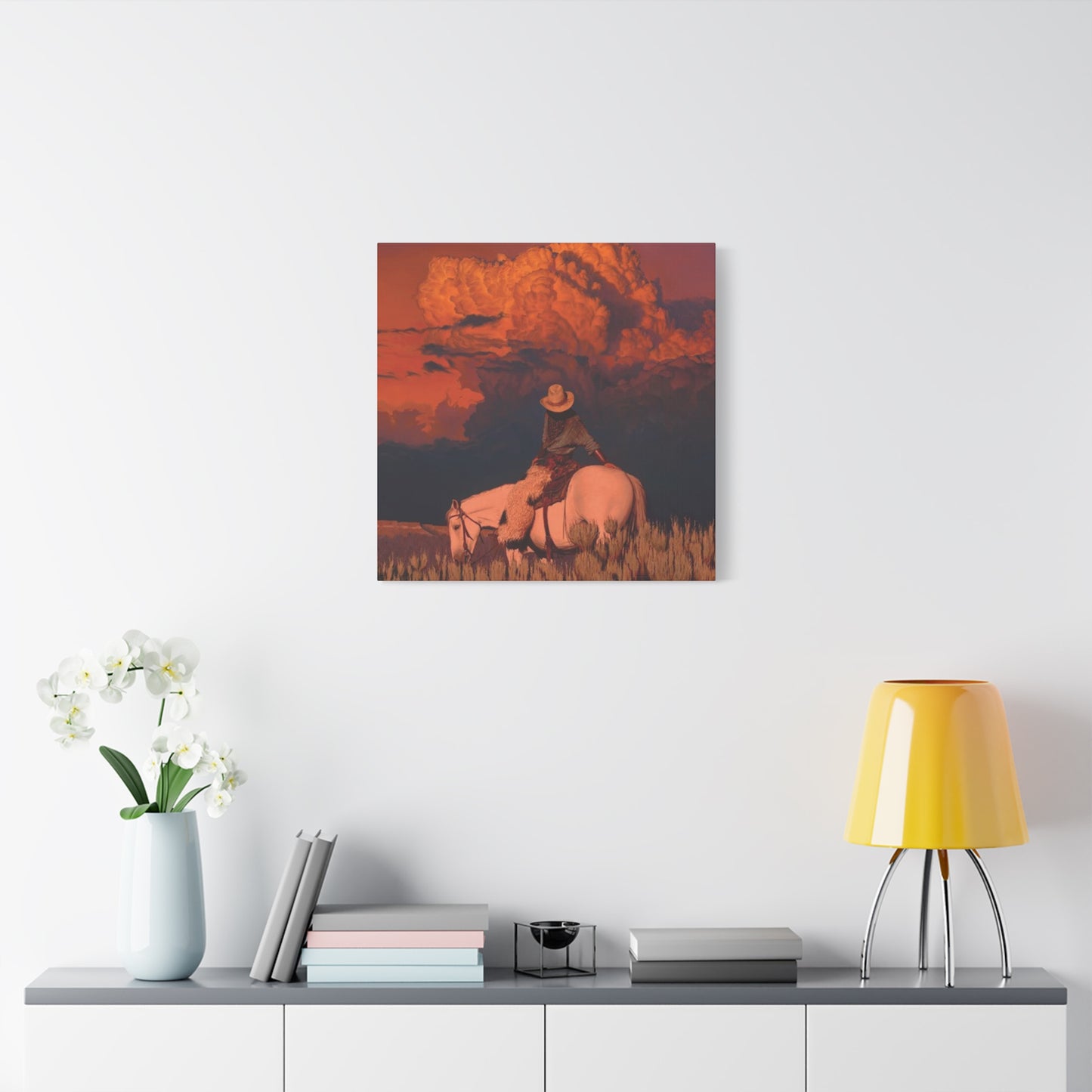 Cowgirls In Sunset Wall Art & Canvas Prints
