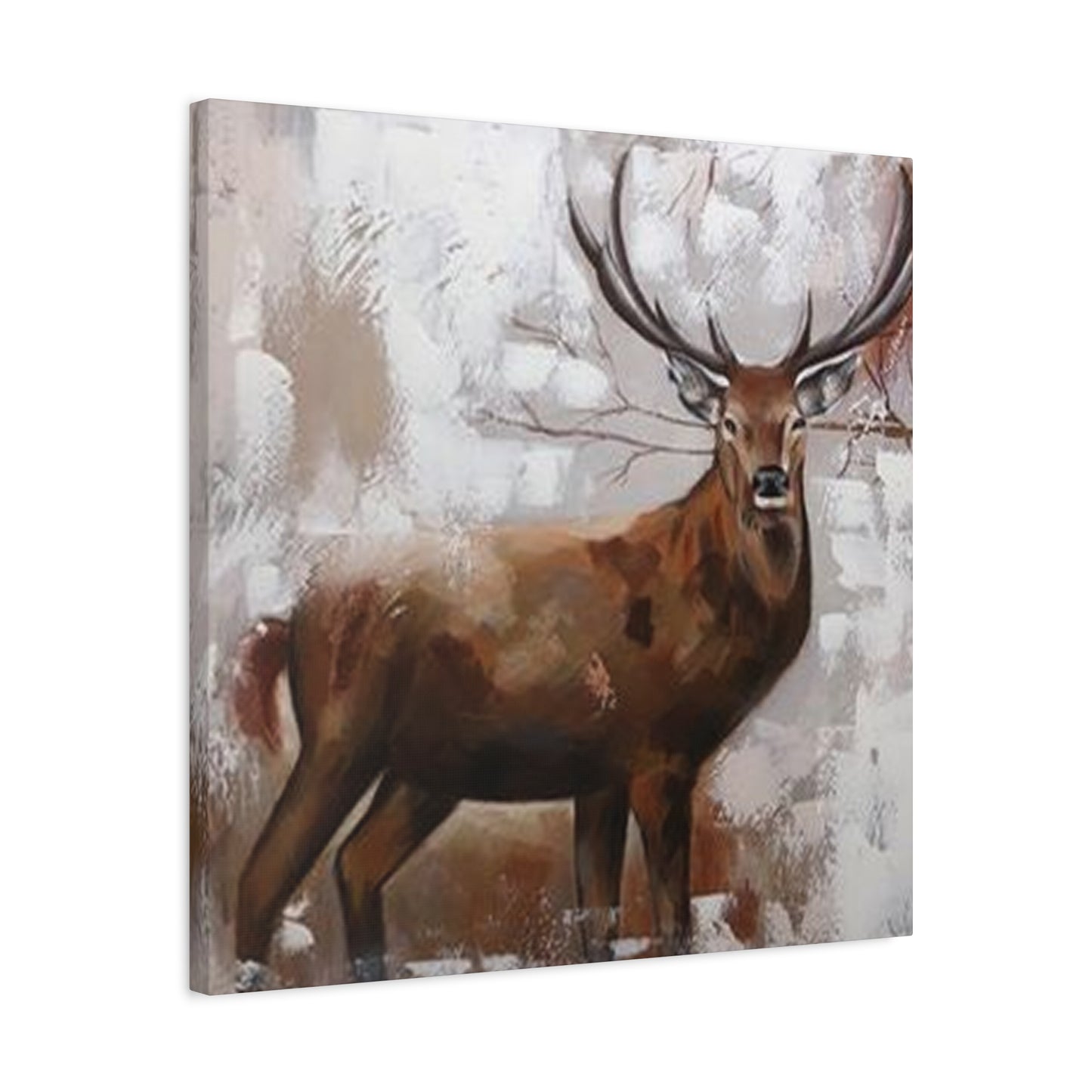 Handmade Reindeer Painting Wall Art & Canvas Prints