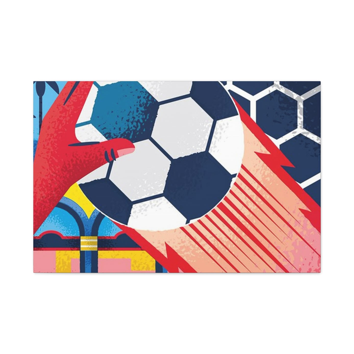 Football Painting Wall Art & Canvas Prints