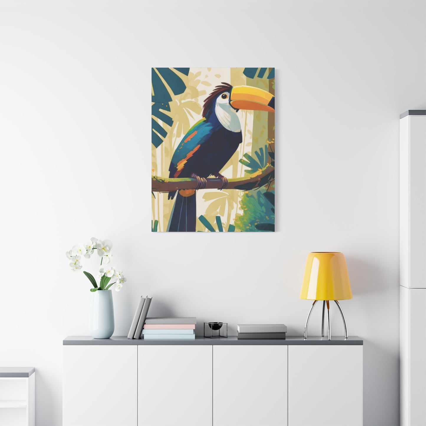 Toucan Portrait Deco Wall Art & Canvas Prints