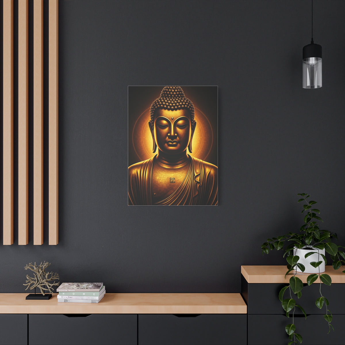 Radiant Halo Enlightenment Buddha Wall Art & Canvas Prints