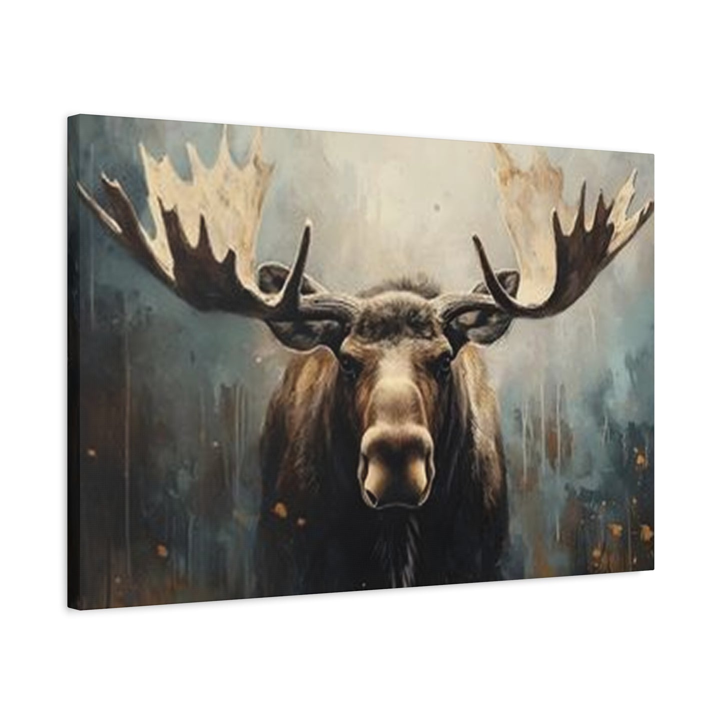 Large Moose Painting Wall Art & Canvas Prints