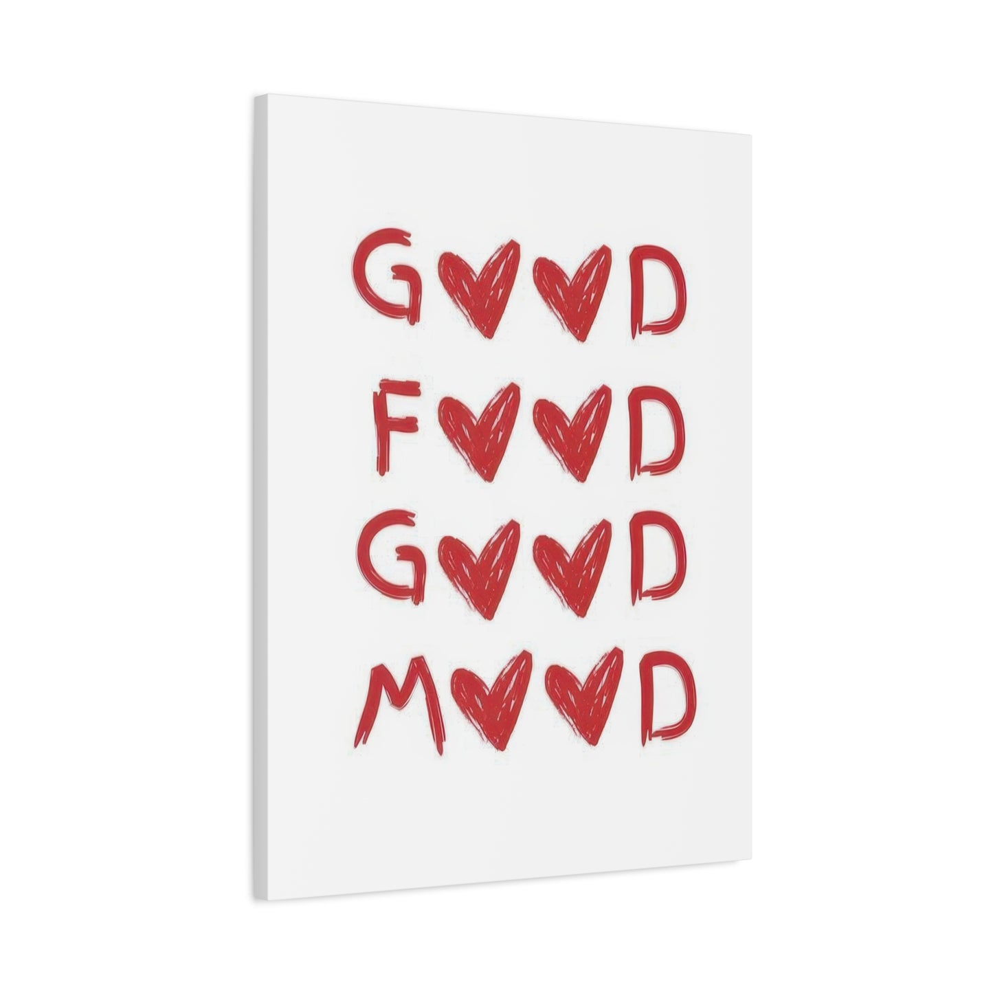 Good Food Good Mood Wall Art & Canvas Prints