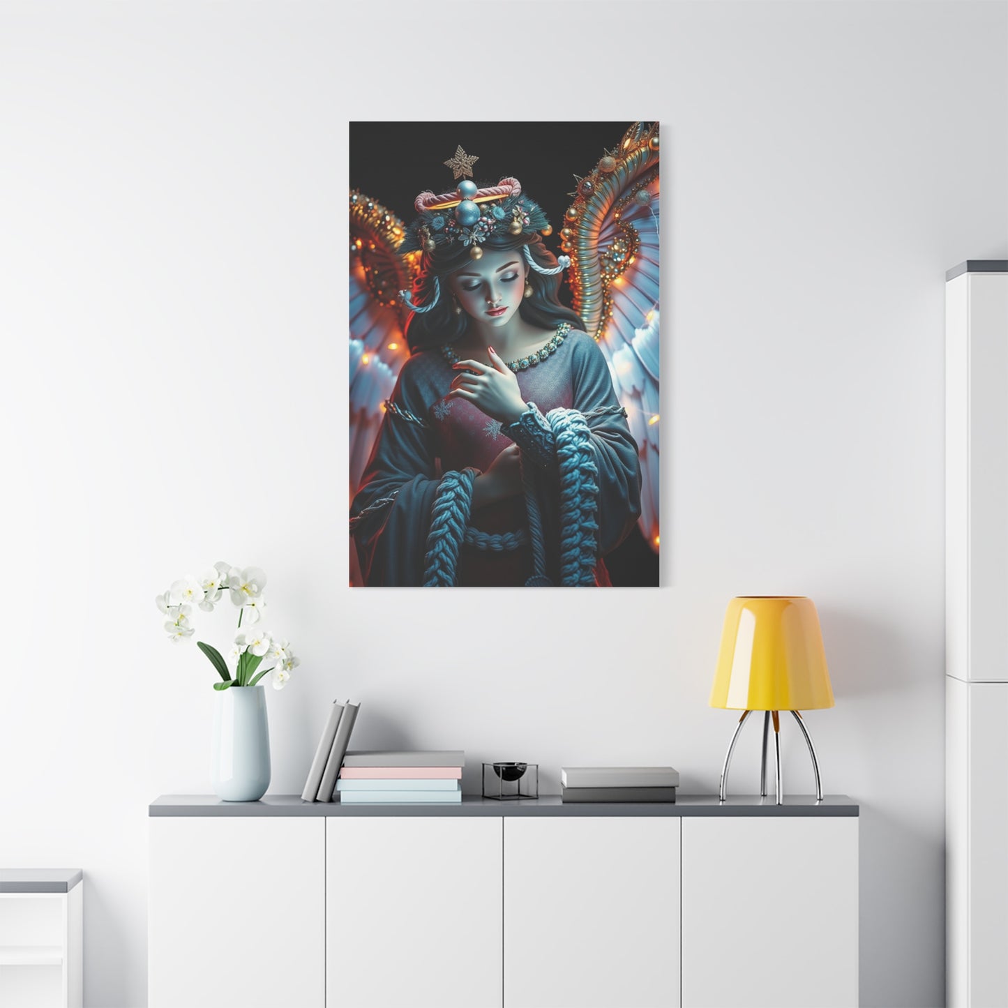 Christmas Angel Art Supreme Gallery Wall Art & Canvas Print