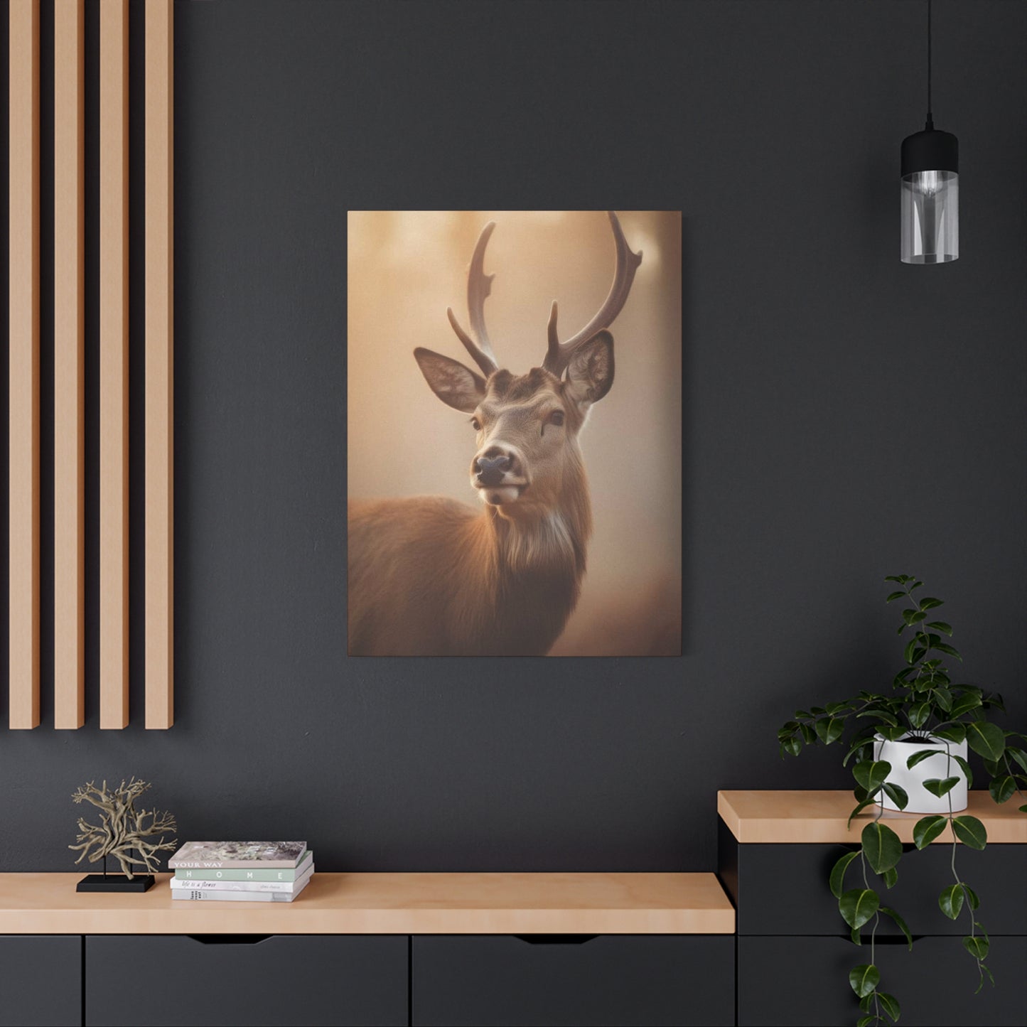 Deer Portrait Wall Art & Canvas Prints