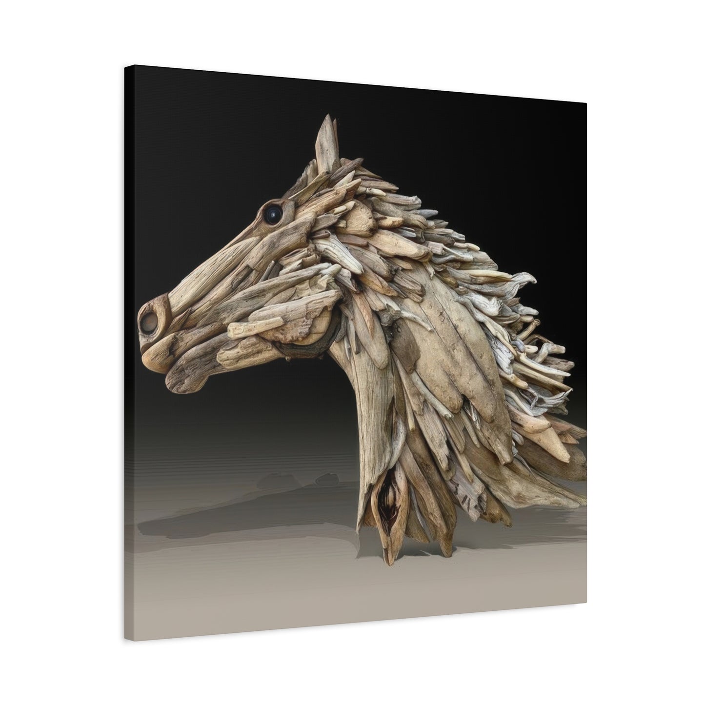 Driftwood Horse Head Wall Art & Canvas Prints