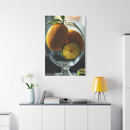 Vision Lemon & Lime Art Art Wall Art & Canvas Print