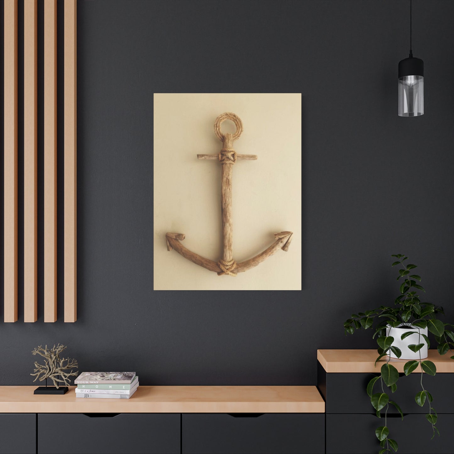 Driftwood Anchor Wall Art & Canvas Prints