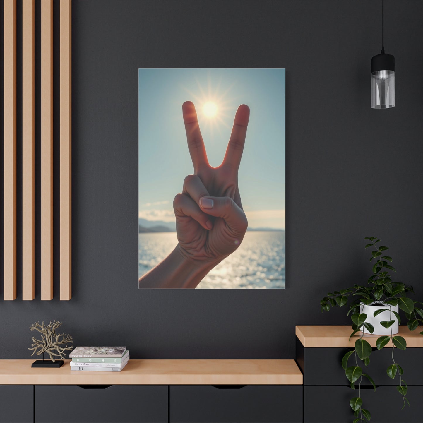 Peace Sign Art Refined Canvas Wall Art & Canvas Print