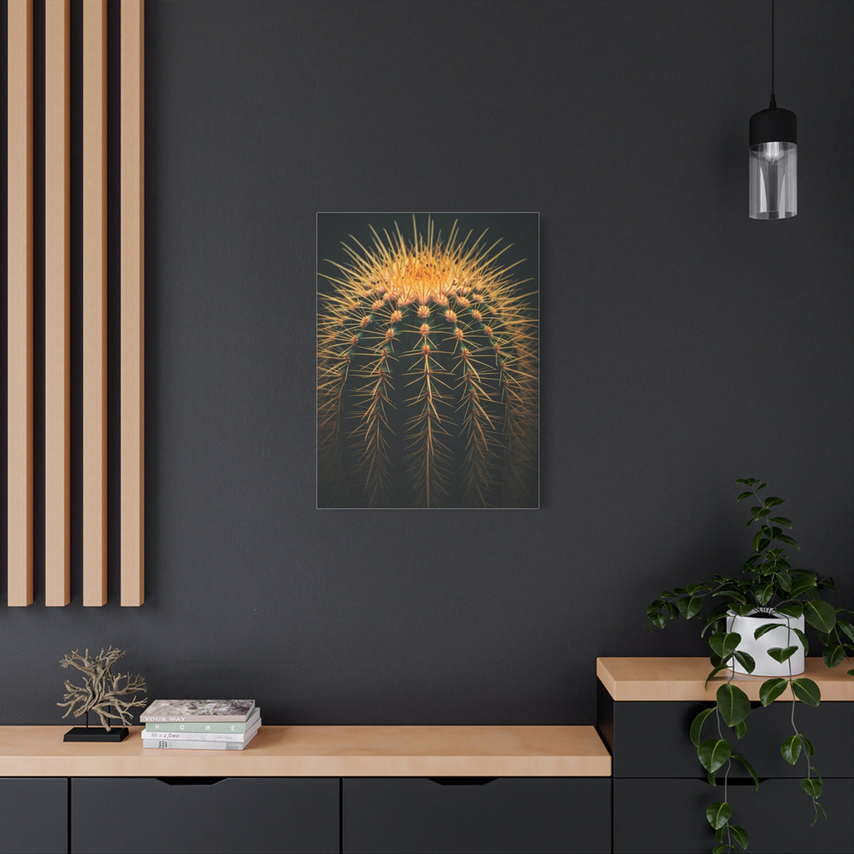 Sunset Crown Cactus Wall Art & Canvas Prints