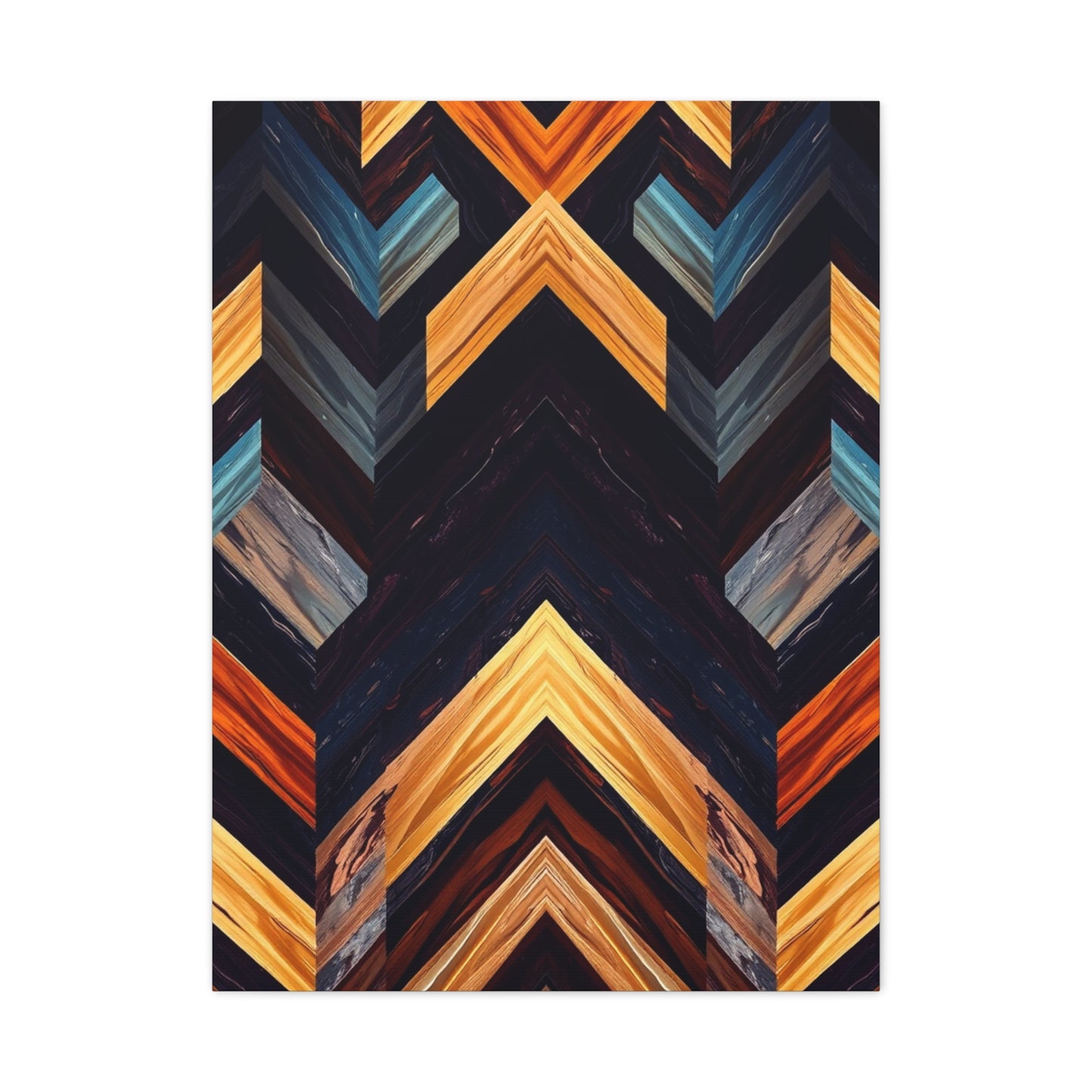 Vision Chevron Pattern Art Art Wall Art & Canvas Print