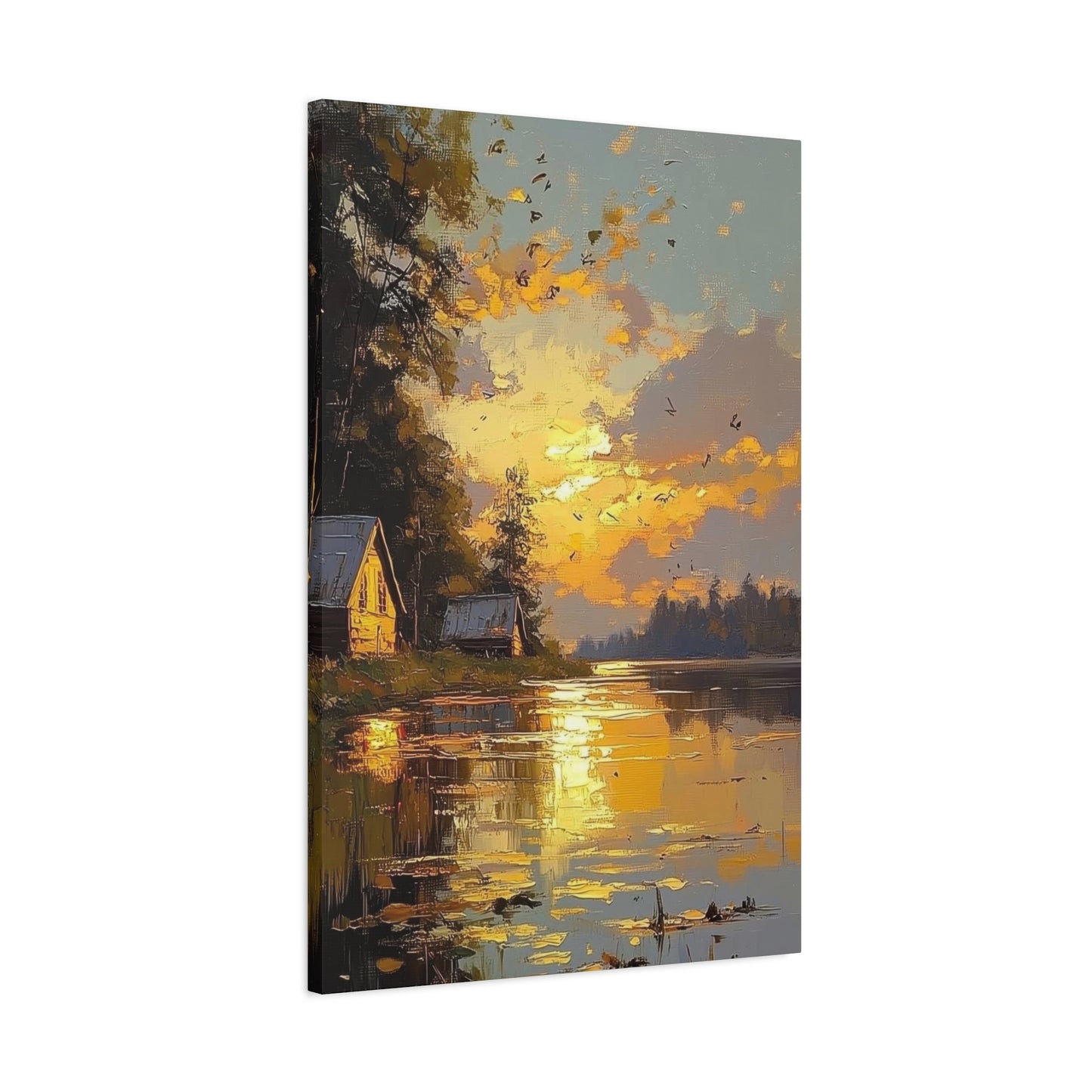 Sunset Impressionism Wall Art & Canvas Prints
