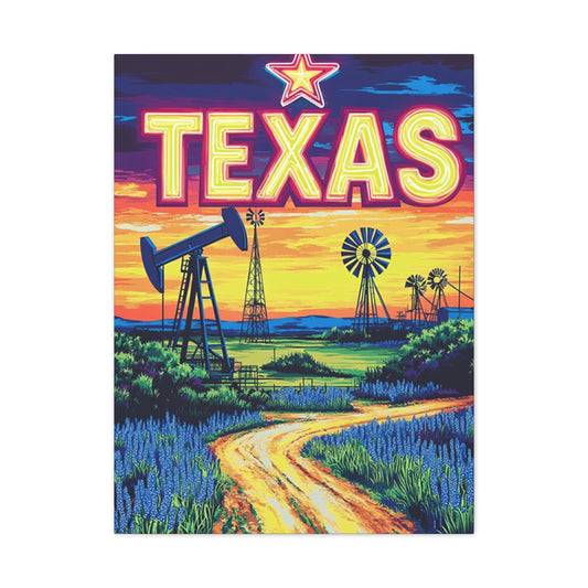 Texas Landscape Painting Wall Art & Canvas Prints
