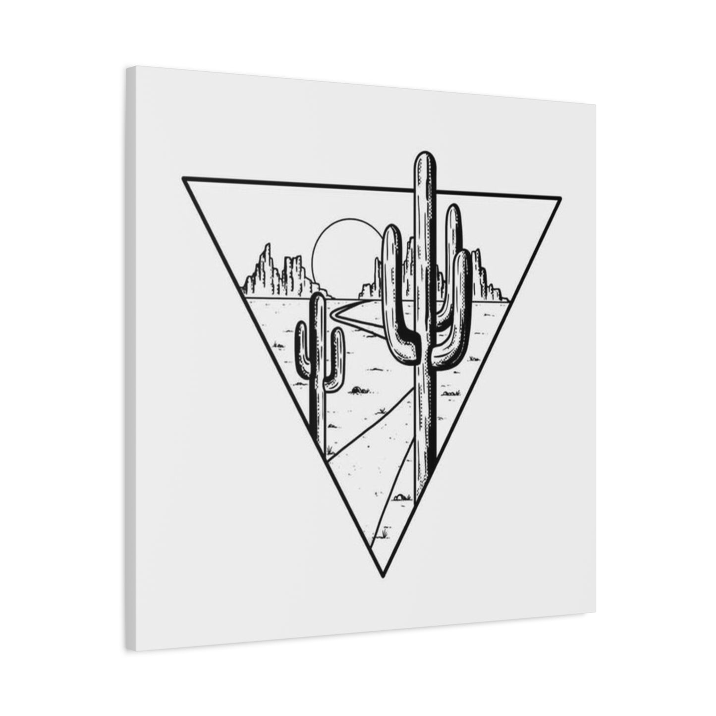 Texas Landscape Drawing Wall Art & Canvas Prints