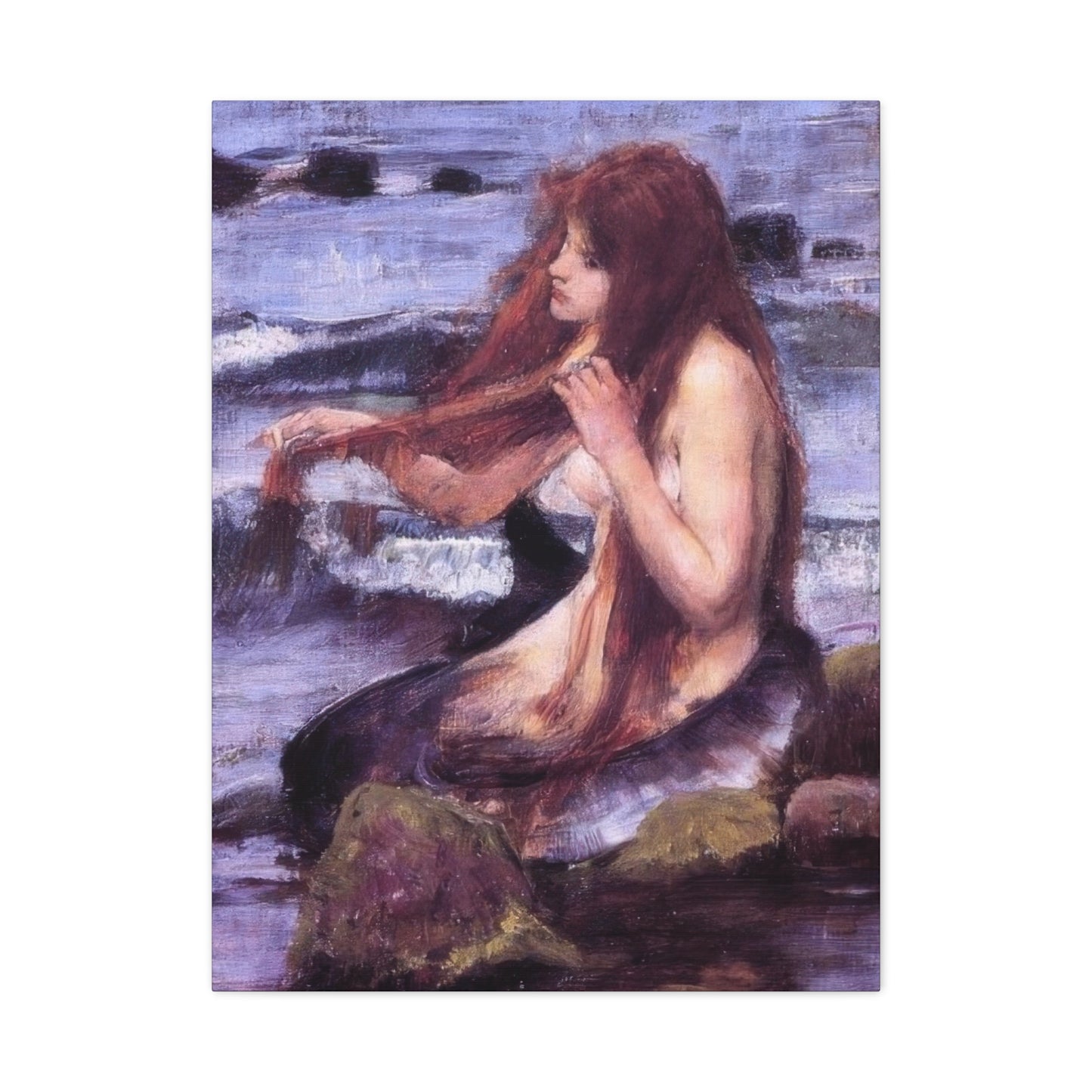 John William Sketch For A Mermaid Wall Art & Canvas Prints
