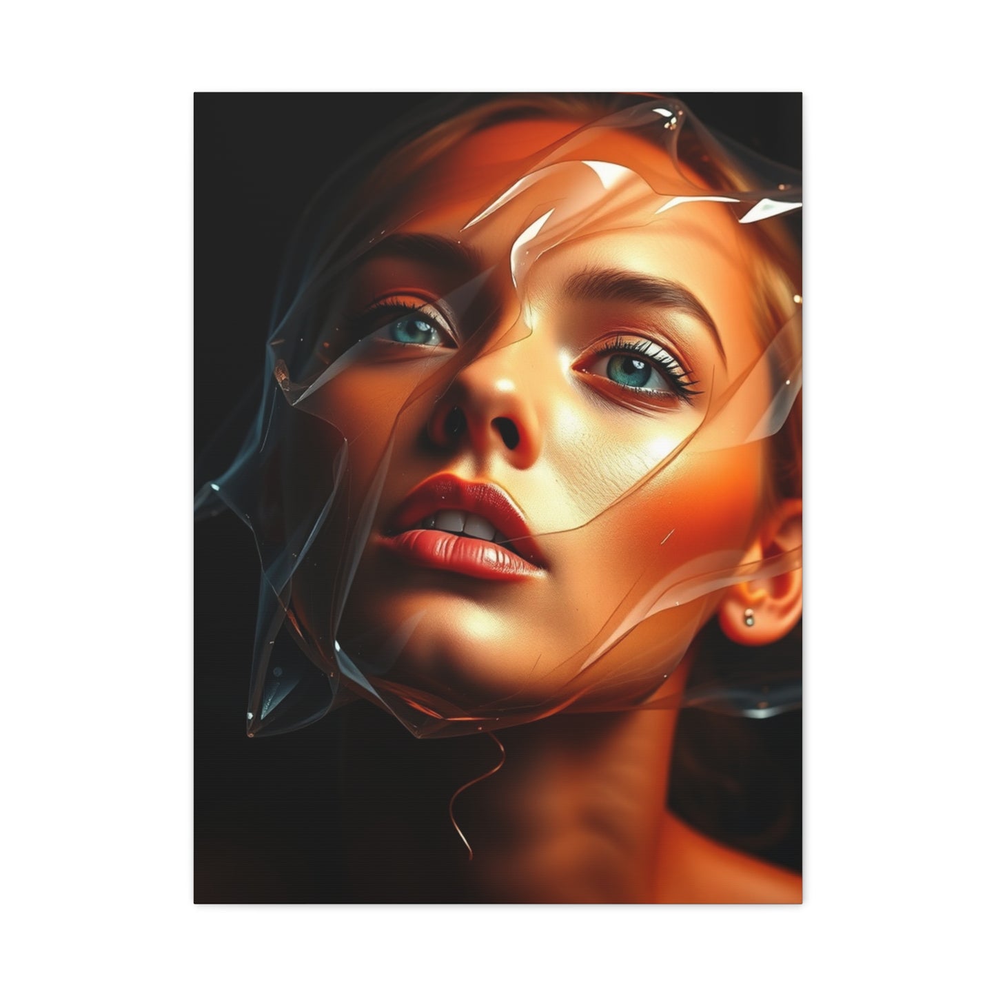 Elite Pop of Orange Art Vision Wall Art & Canvas Print