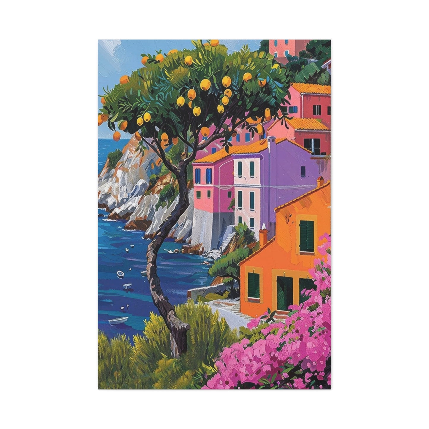 Amalfi Coast Lemon Tree Italy Wall Art & Canvas Prints