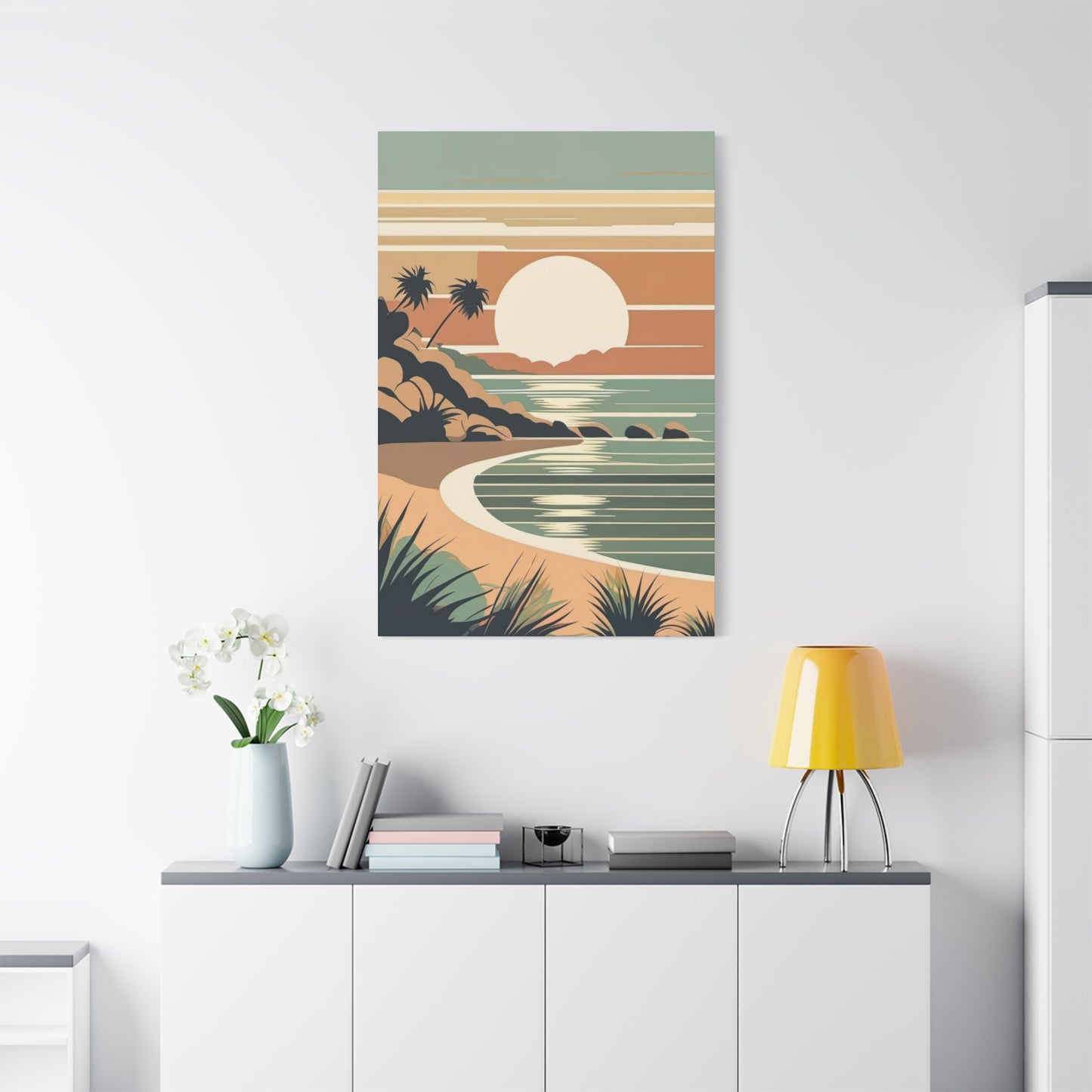 Sunset Landscape Earth Tones Wall Art & Canvas Prints