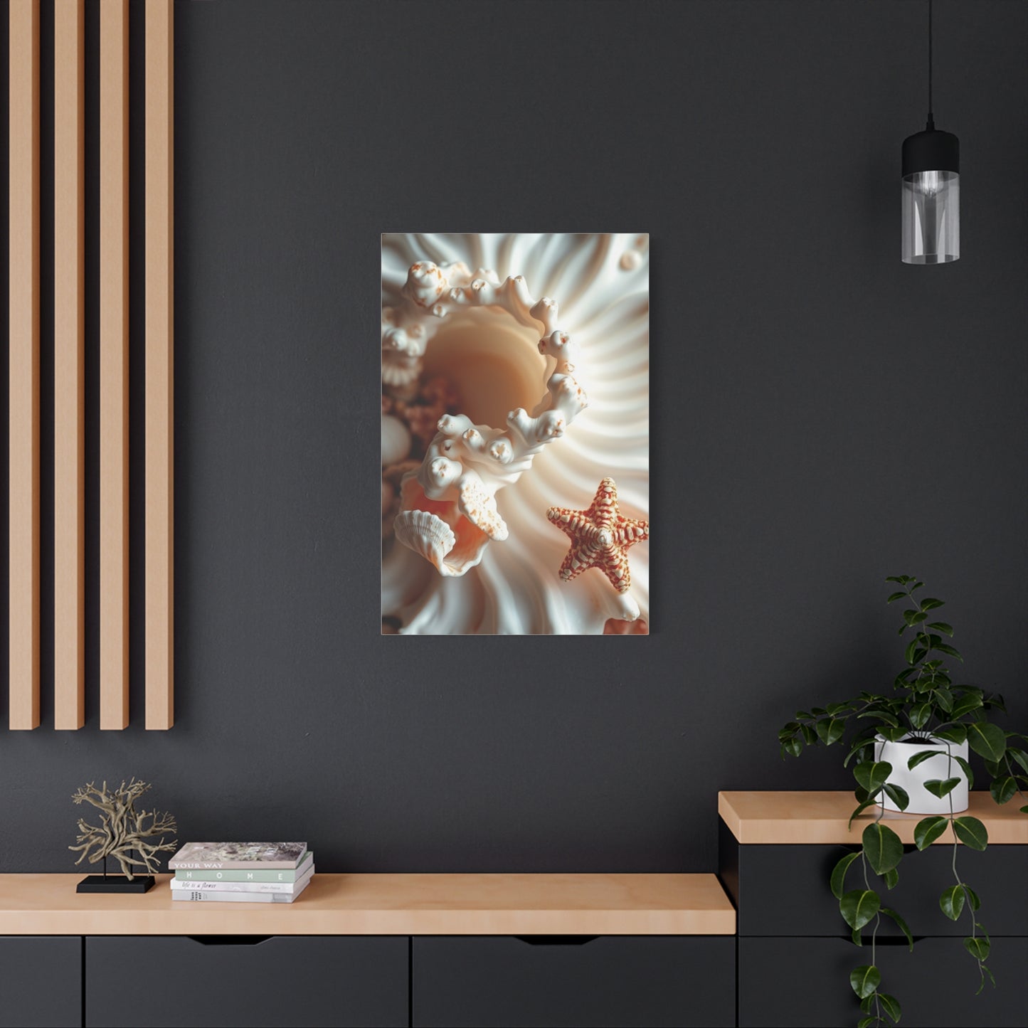 Sea Shell Art Refined Canvas Wall Art & Canvas Print