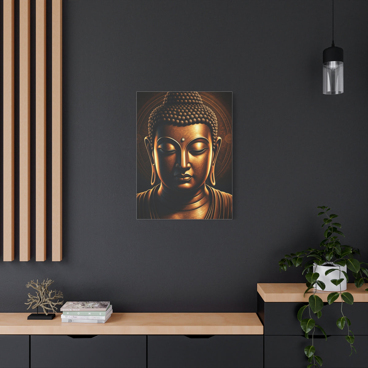 Radiant Halo Buddha Wall Art & Canvas Prints