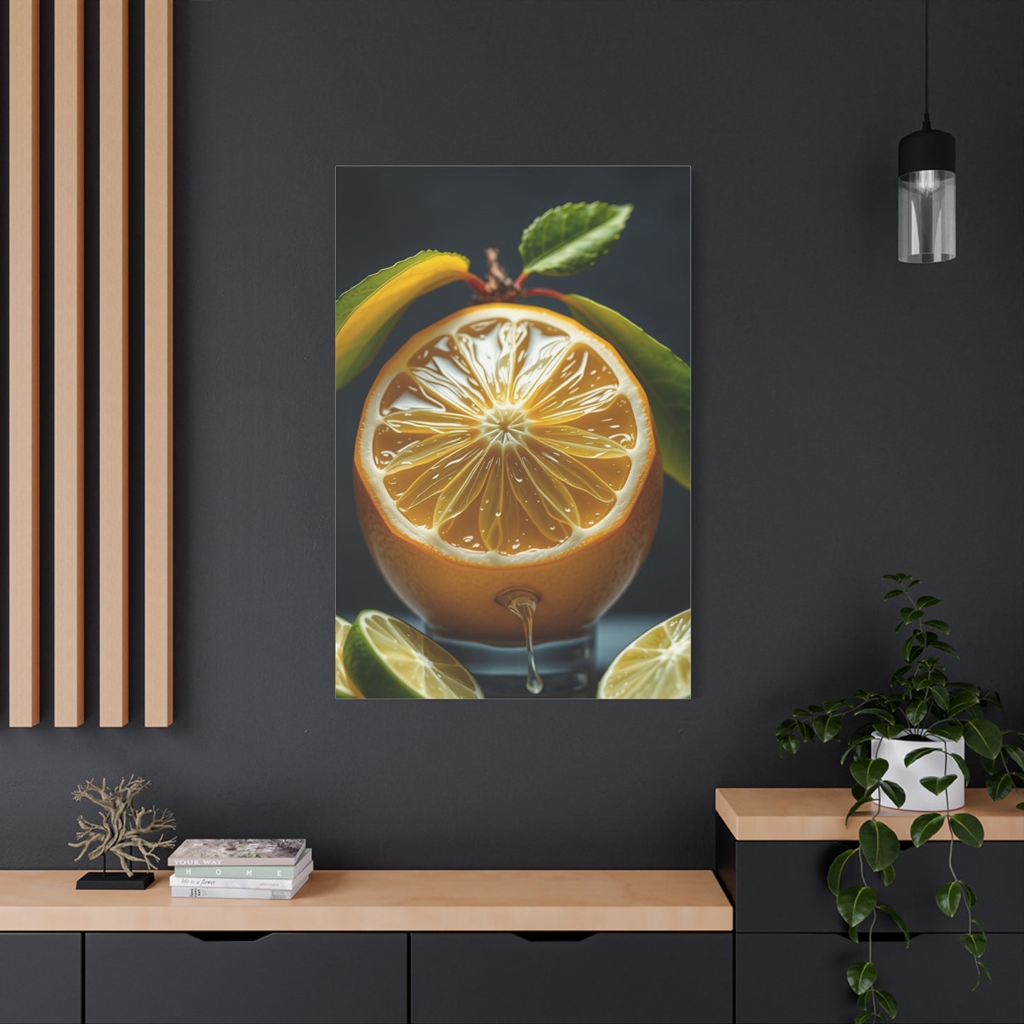 Lemon & Lime Art Luxury Canvas Wall Art & Canvas Print