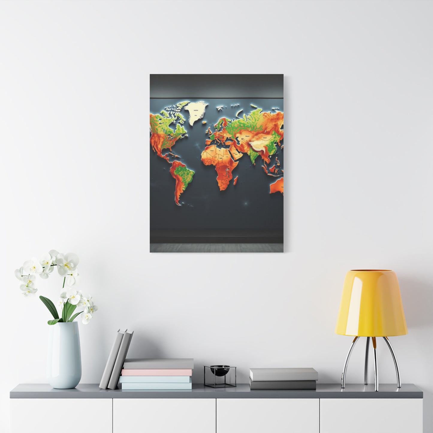 Collection World Map Art Art Wall Art & Canvas Print